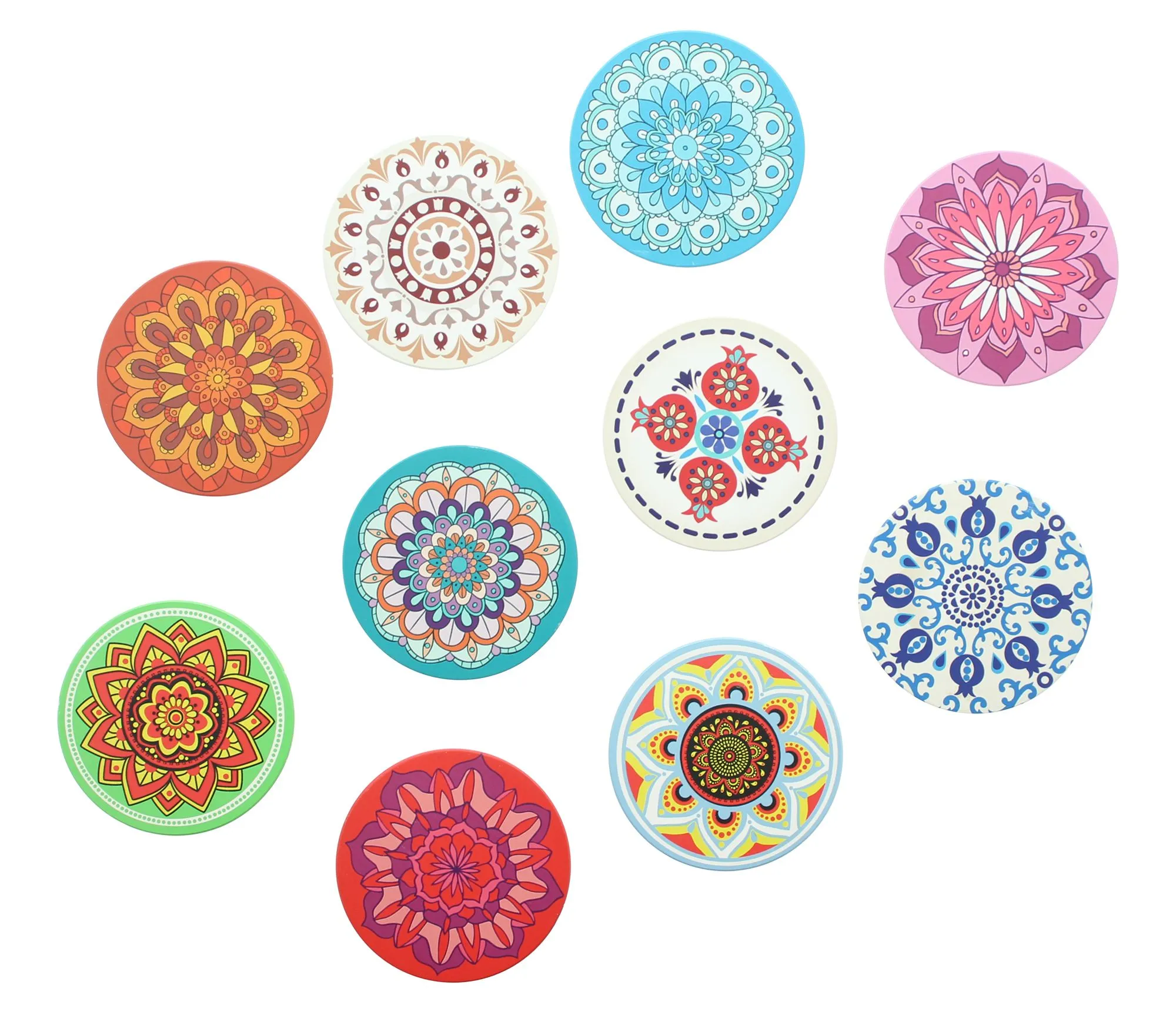 Untersetzer "Mandala", 10er Set  im Frank Flechtwaren Online Shop für Bella Italia kaufen