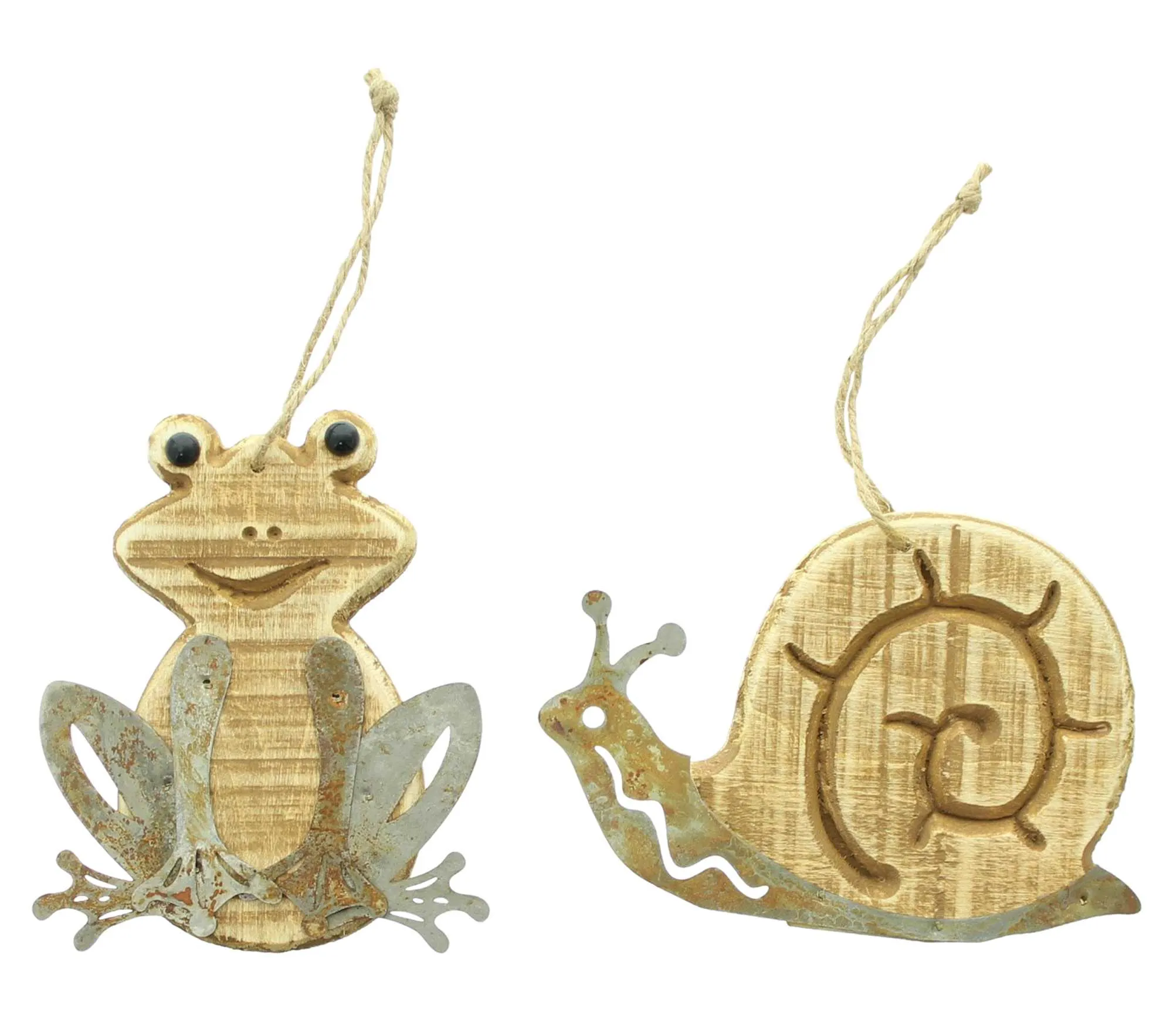 Hänger "Gartenbewohner", 2er Set  im Frank Flechtwaren Online Shop für Dekohänger kaufen