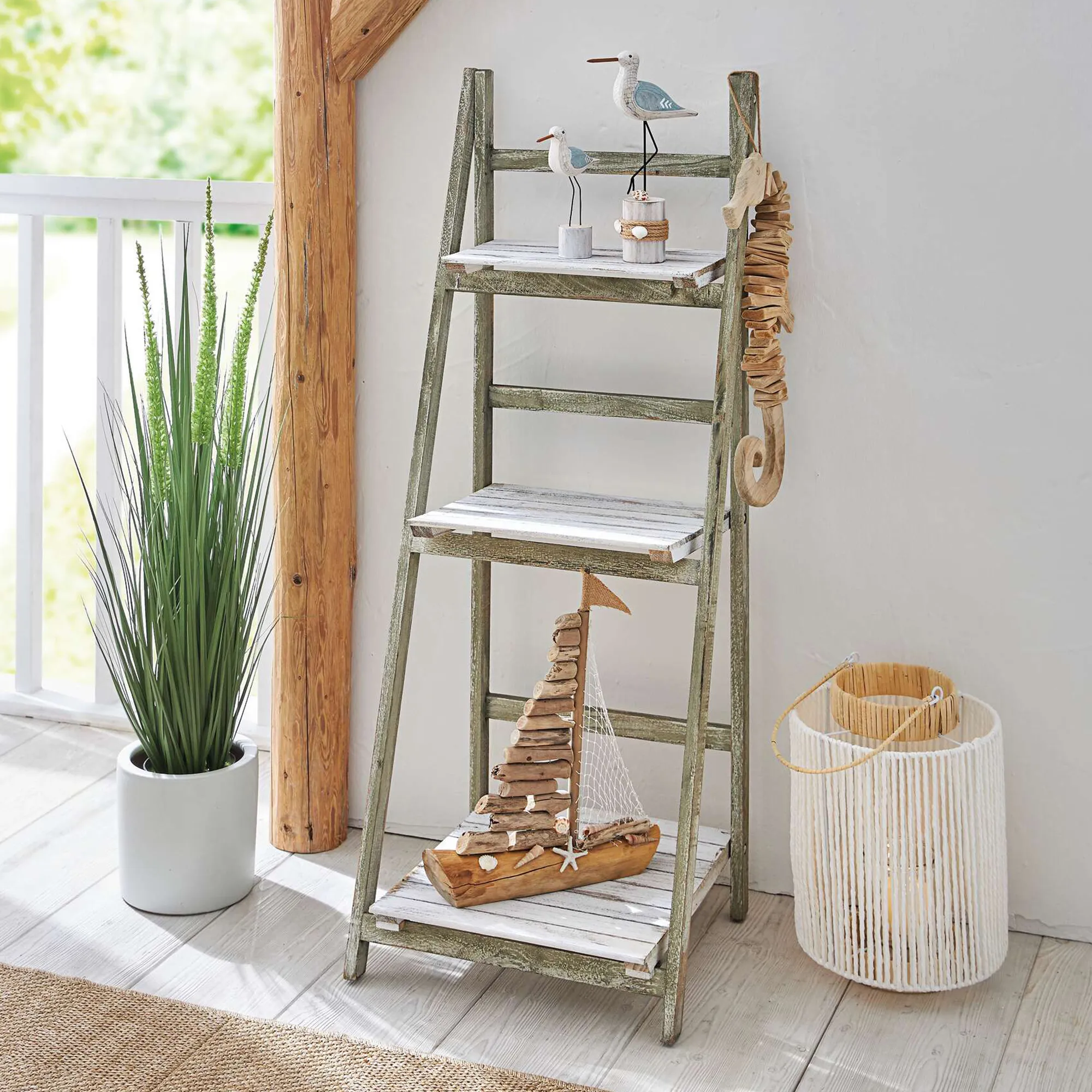 Klappregal "Shabby"  im Frank Flechtwaren Online Shop für Shabby Chic kaufen