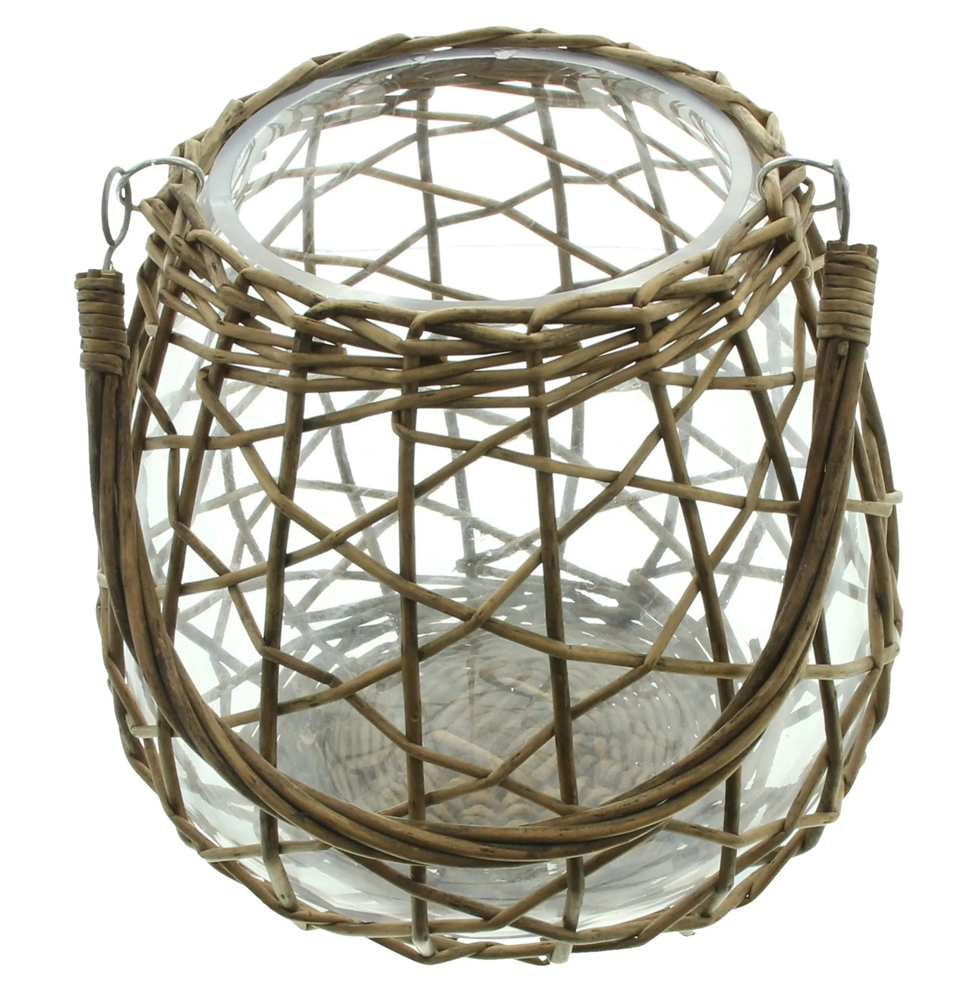 Windlicht "Geflecht"  im Frank Flechtwaren Online Shop für Naturtöne kaufen