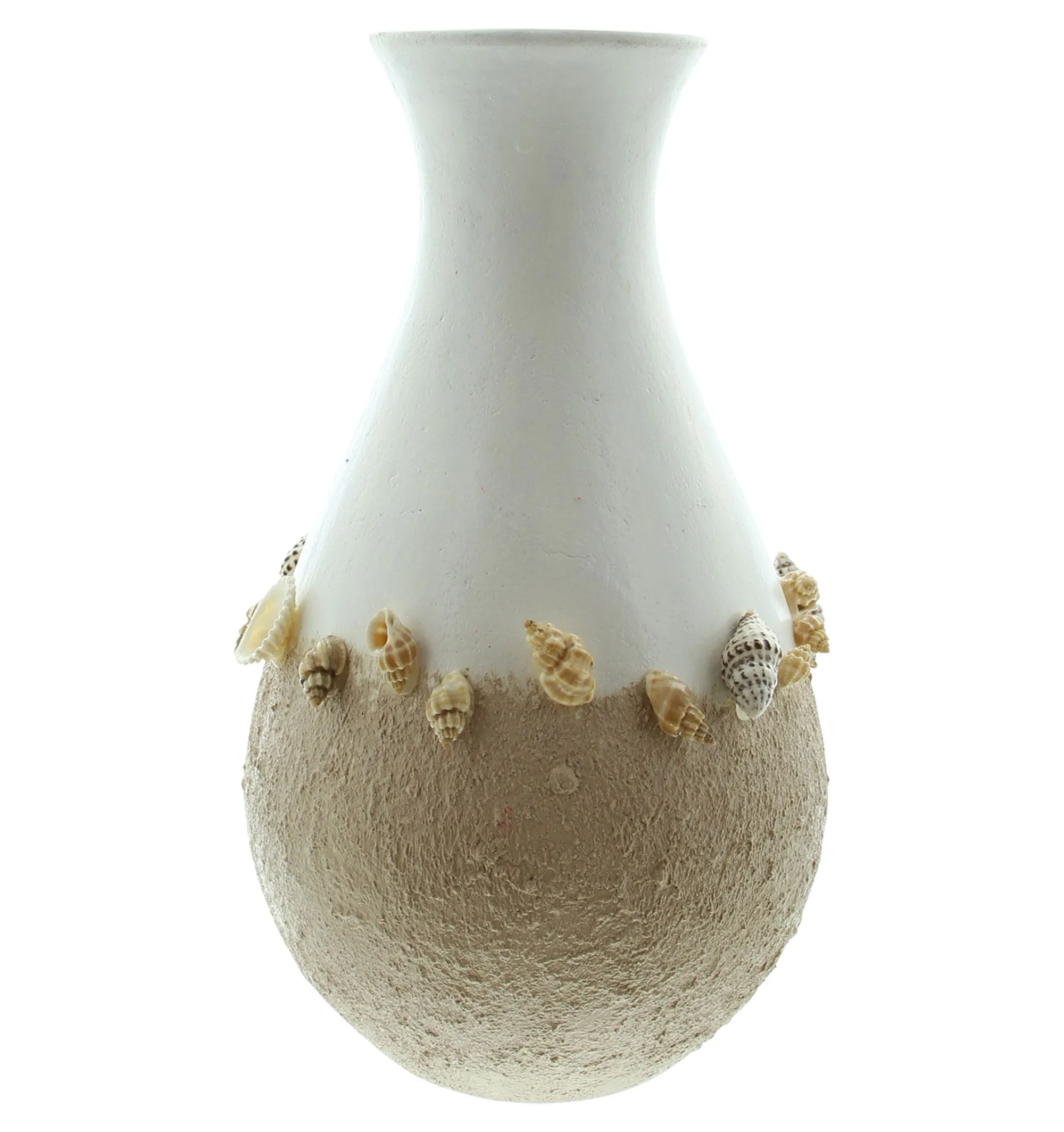 Dekovase "Muscheln", groß  im Frank Flechtwaren Online Shop für Clouddancer kaufen