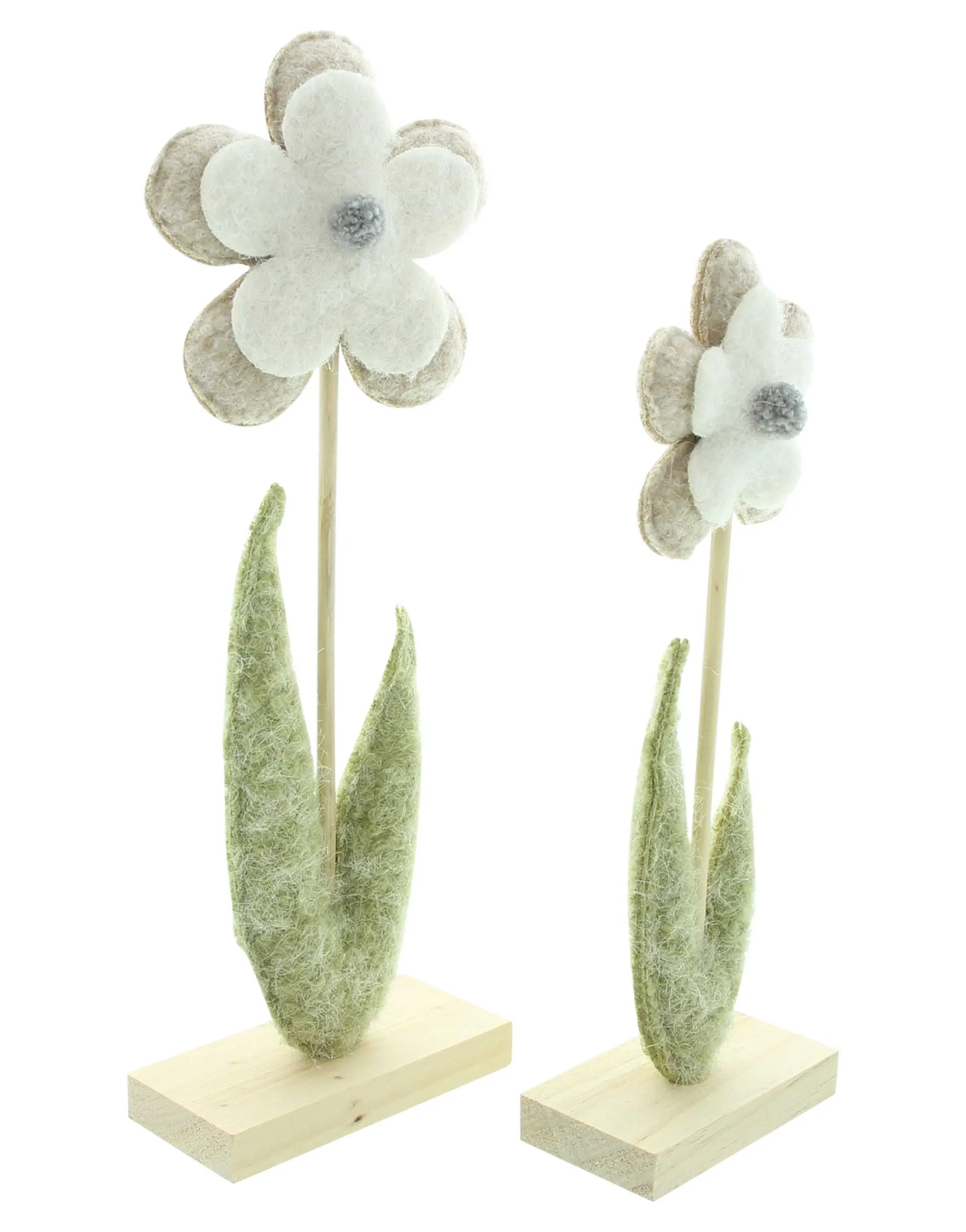 Dekoblume "Soft", 2er Set  im Frank Flechtwaren Online Shop für Dekosäulen kaufen