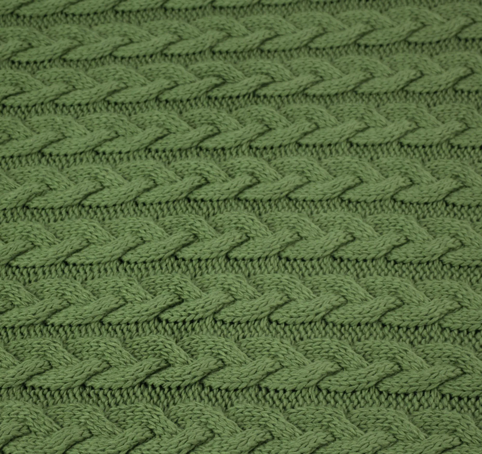 Kuscheldecke "Strickzopf"  im Frank Flechtwaren Online Shop für Naturtöne kaufen