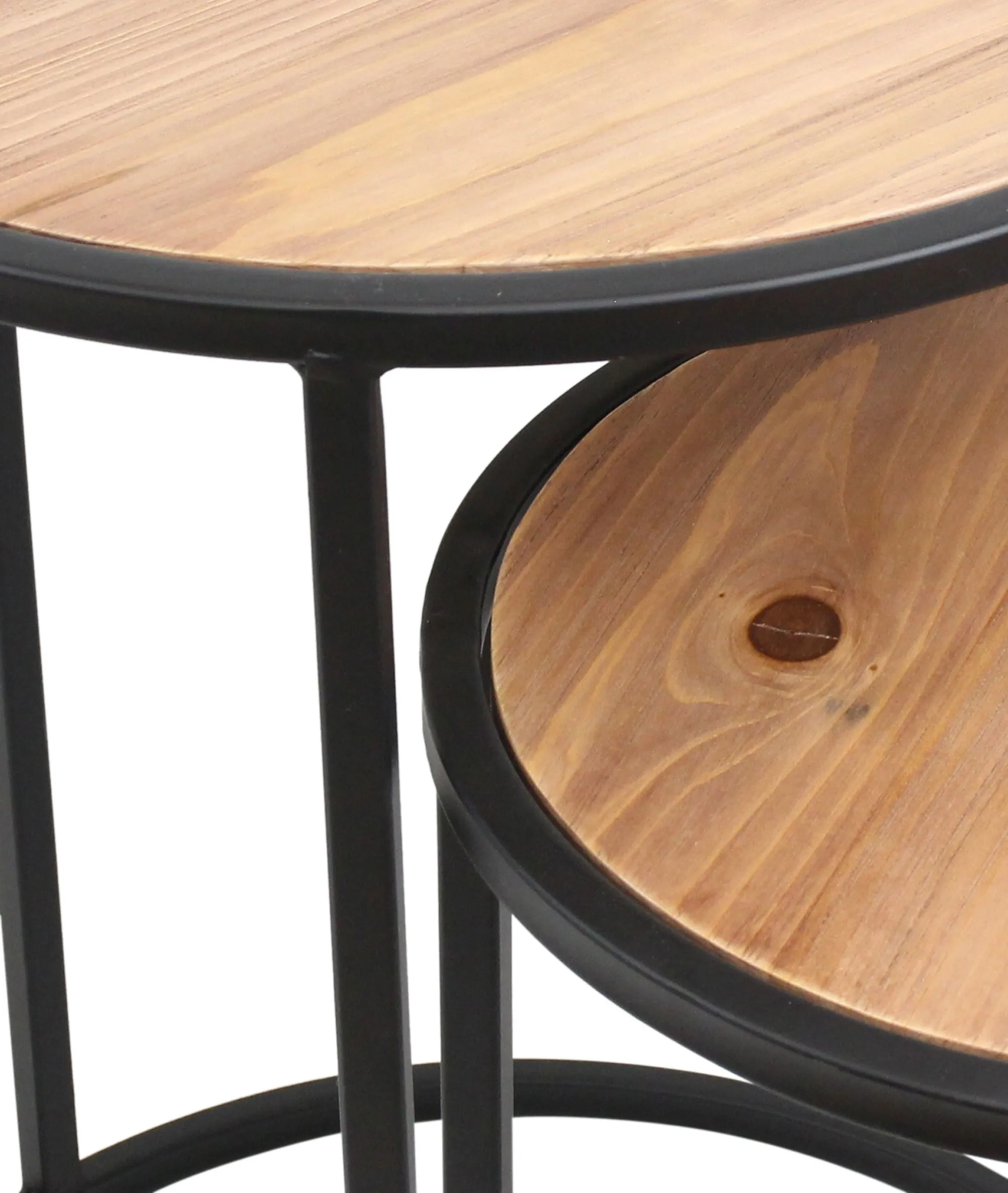 Beistelltisch "Circle", 2er Set  im Frank Flechtwaren Online Shop für Tische kaufen