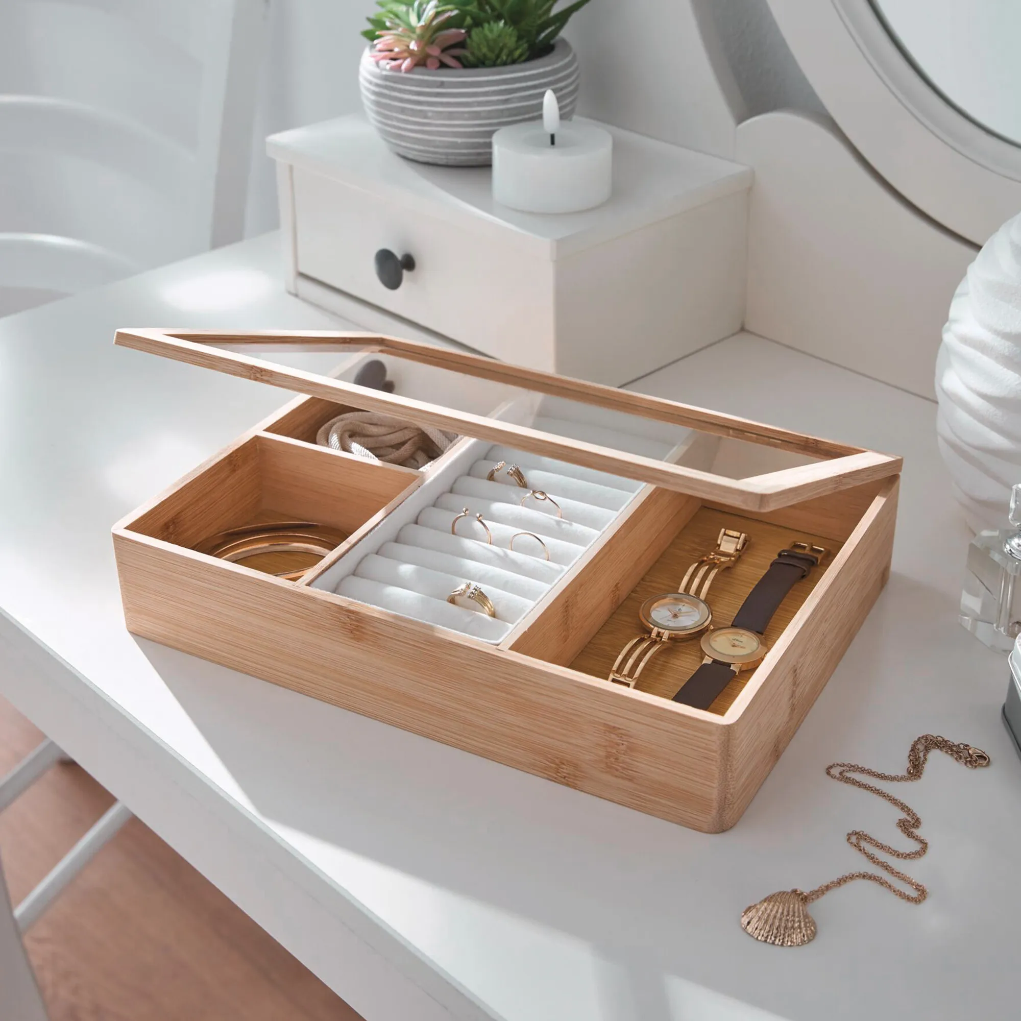 Aufbewahrungsbox "Jewellery"  im Frank Flechtwaren Online Shop kaufen