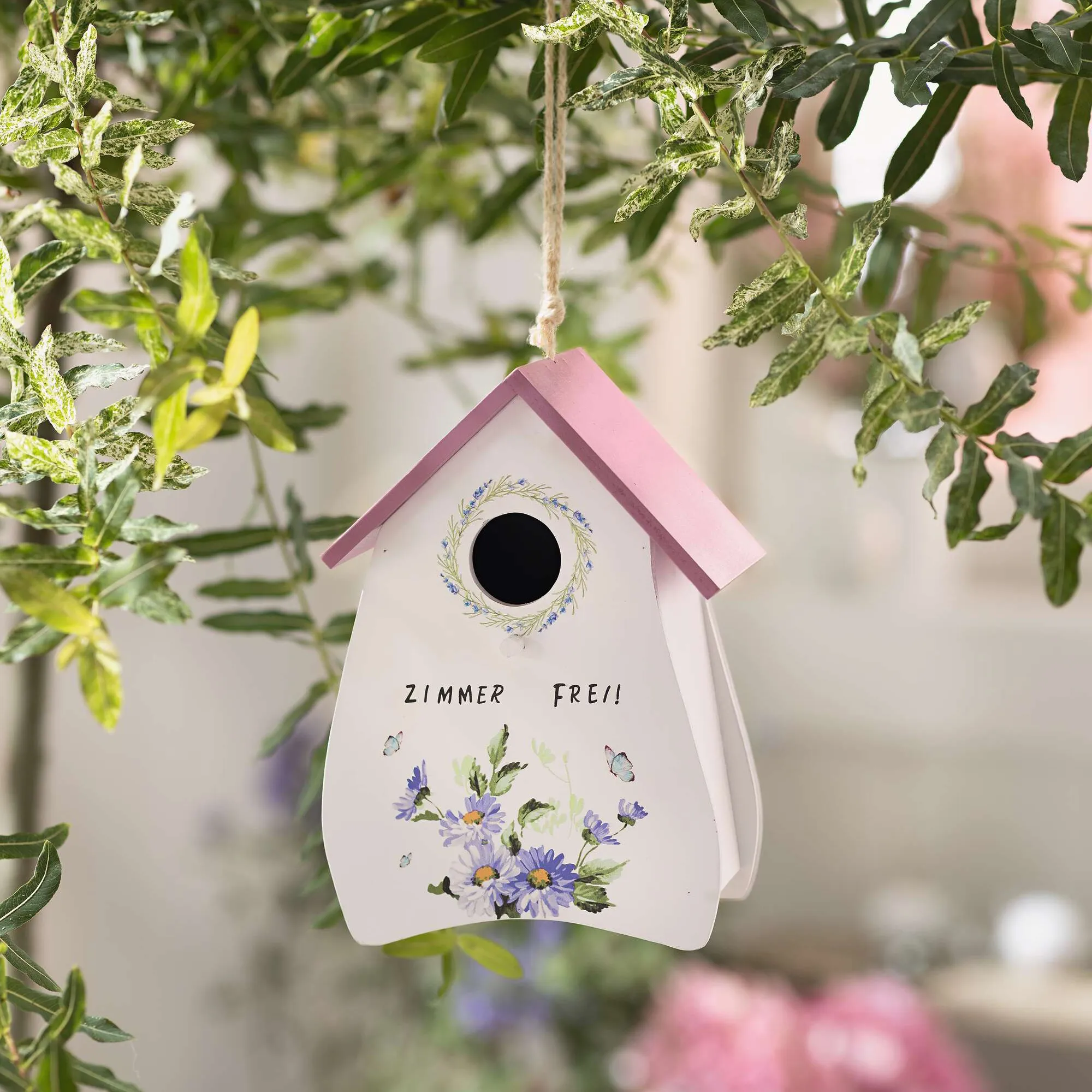 Vogelhaus "Zimmer frei"  im Frank Flechtwaren Online Shop kaufen