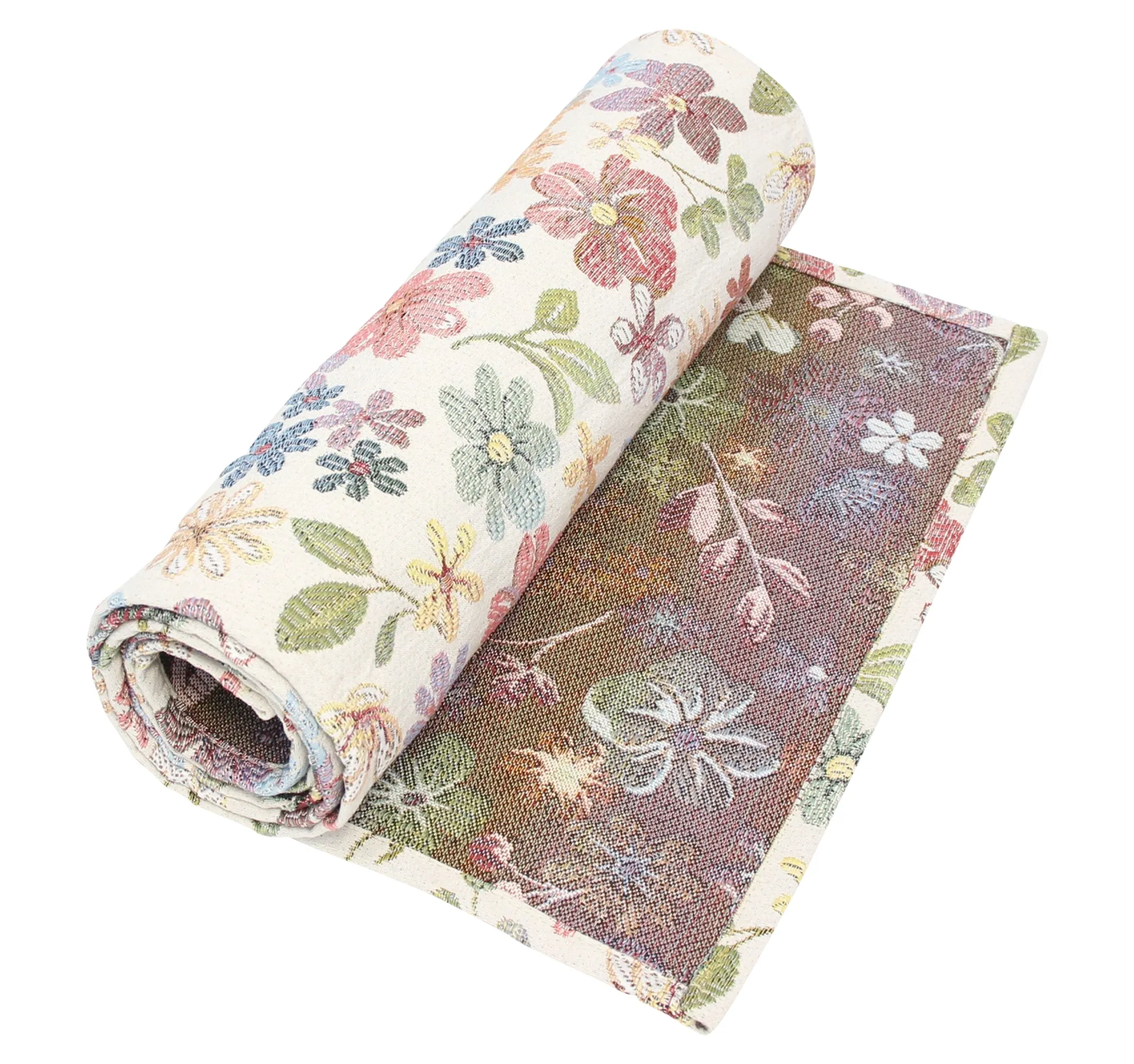 Tischläufer "Jacquard-Flowers"  im Frank Flechtwaren Online Shop für Tischläufer kaufen