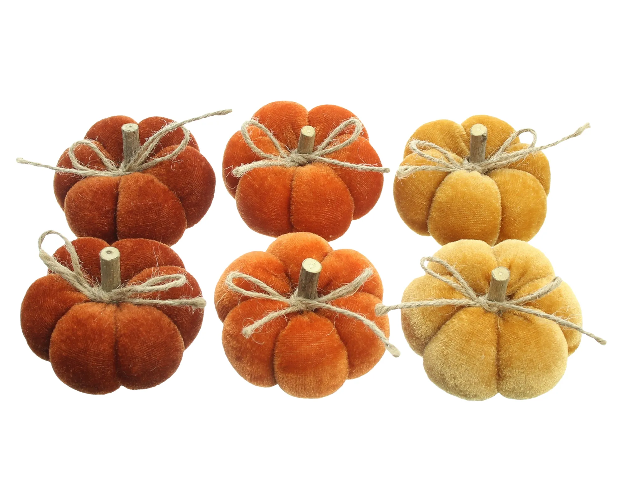 Kürbis "Herbstfarben", 6er Set  im Frank Flechtwaren Online Shop für Dekokürbisse kaufen