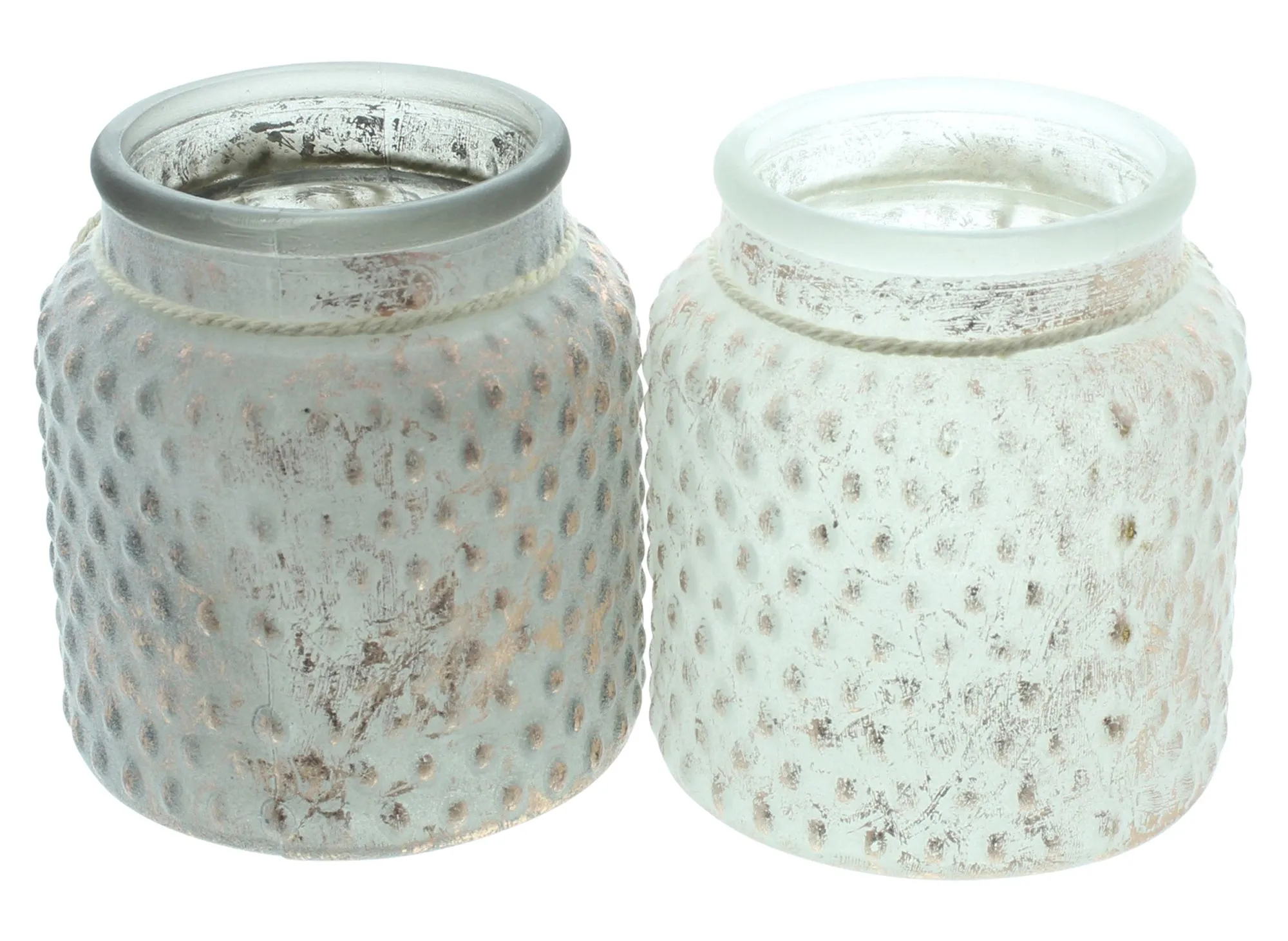 Windlicht "Kupferblatt", 2er Set  im Frank Flechtwaren Online Shop für Windlichter kaufen