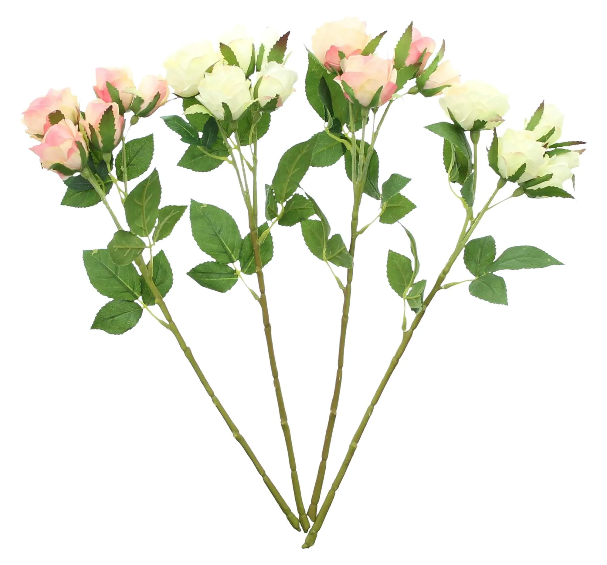 Kunstblume "Rosenliebe", 4er Set  im Frank Flechtwaren Online Shop kaufen