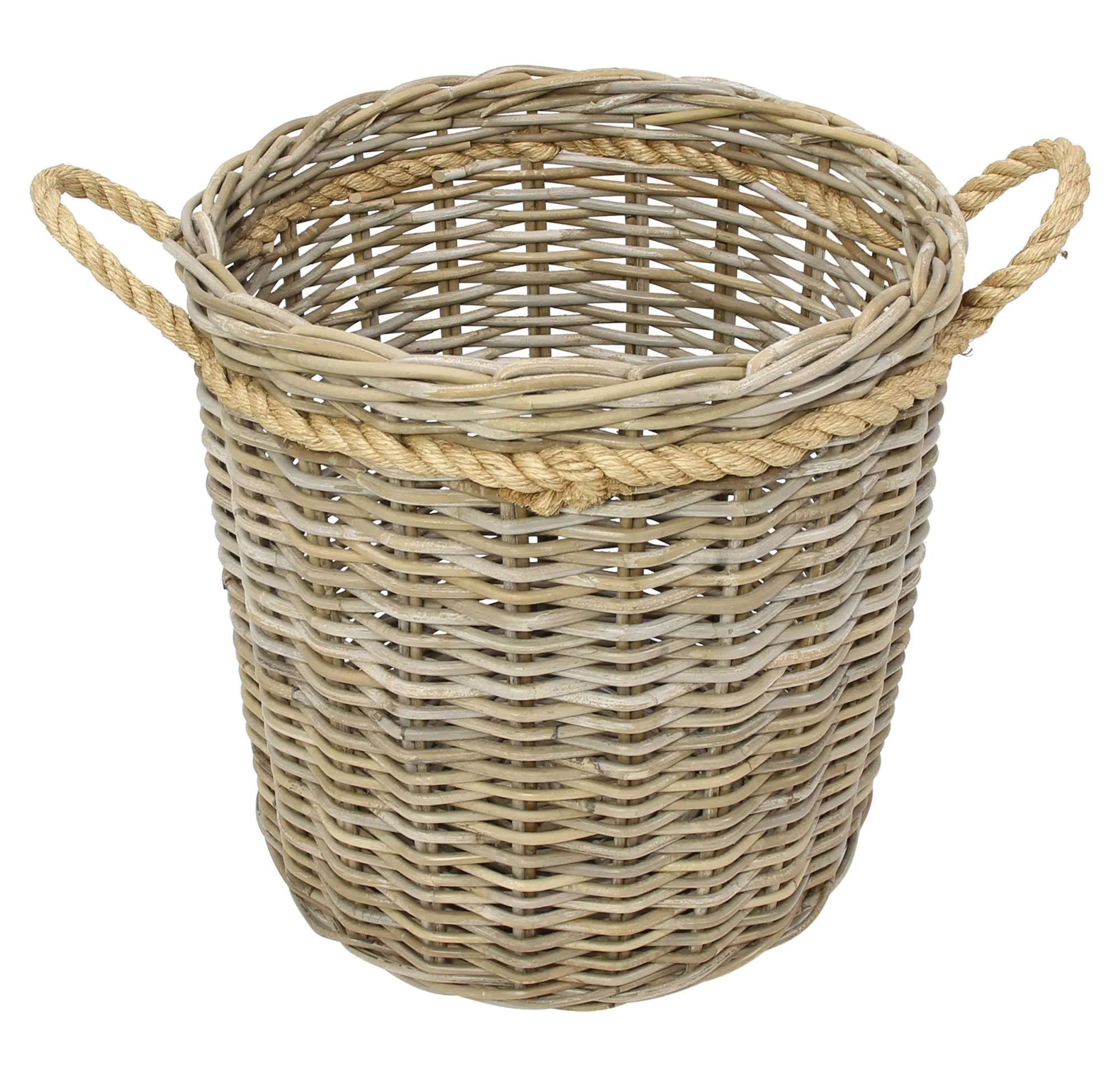 Rattankorb "Koboo-Grey"  im Frank Flechtwaren Online Shop für Landhaus-Flair kaufen