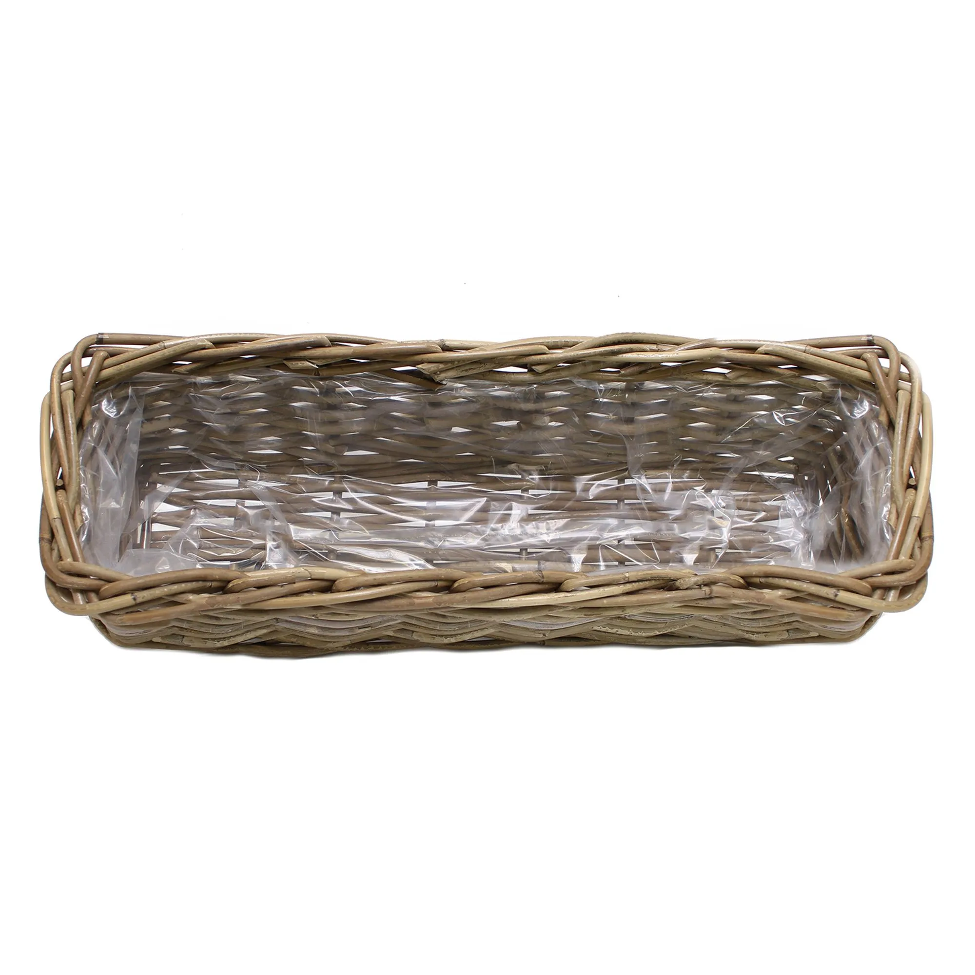 Pflanzkasten "Rattan", groß  im Frank Flechtwaren Online Shop für Pflanzkörbe kaufen