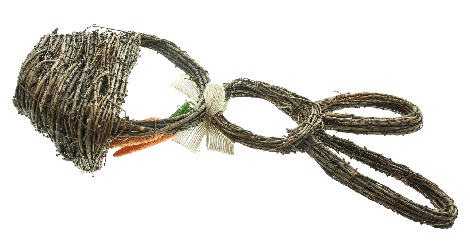 Wandhänger "Hasenkörbchen"  im Frank Flechtwaren Online Shop für Natur &amp; Grün kaufen