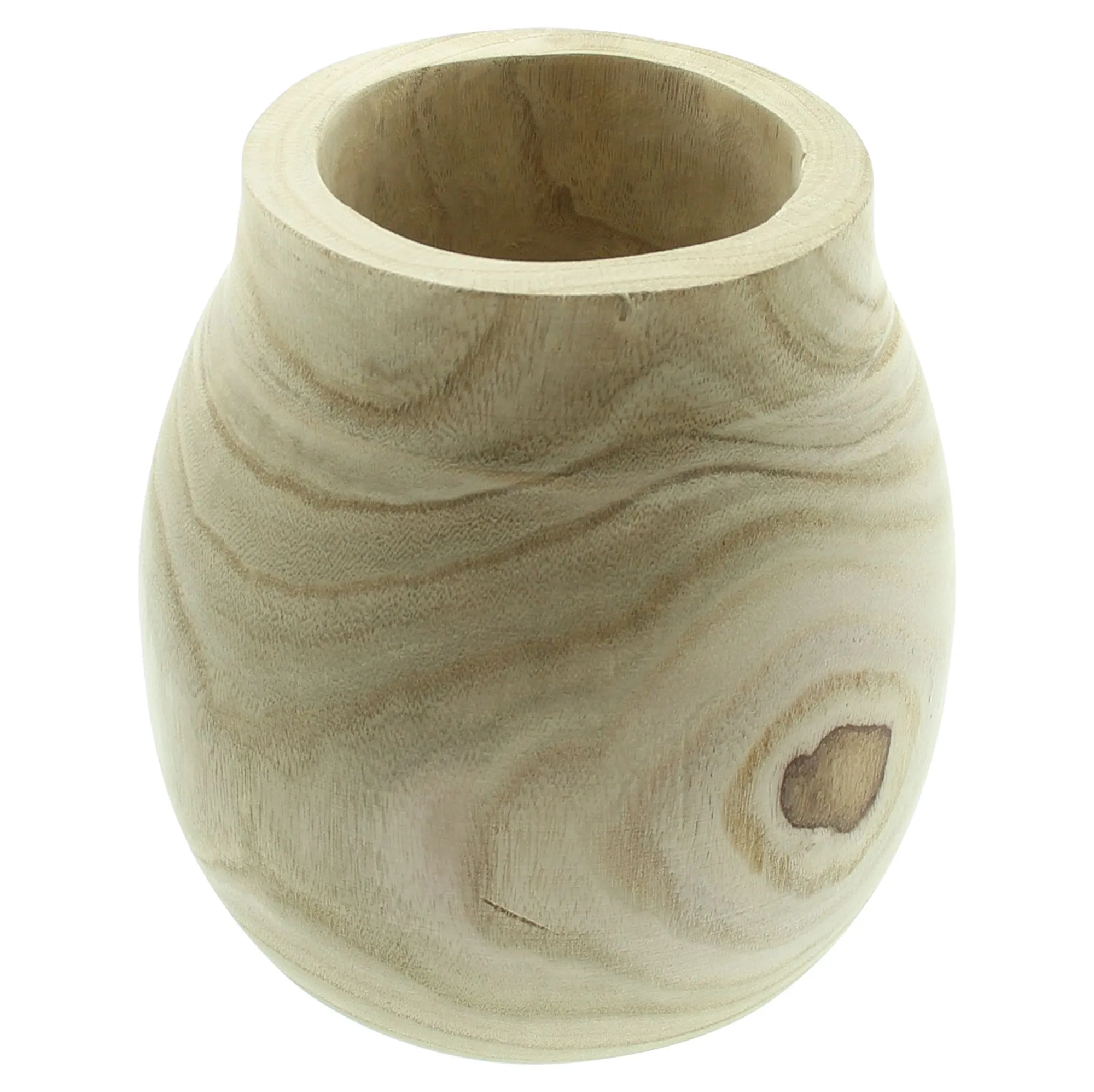 Dekovase "Wood"  im Frank Flechtwaren Online Shop für Herbstfarben kaufen