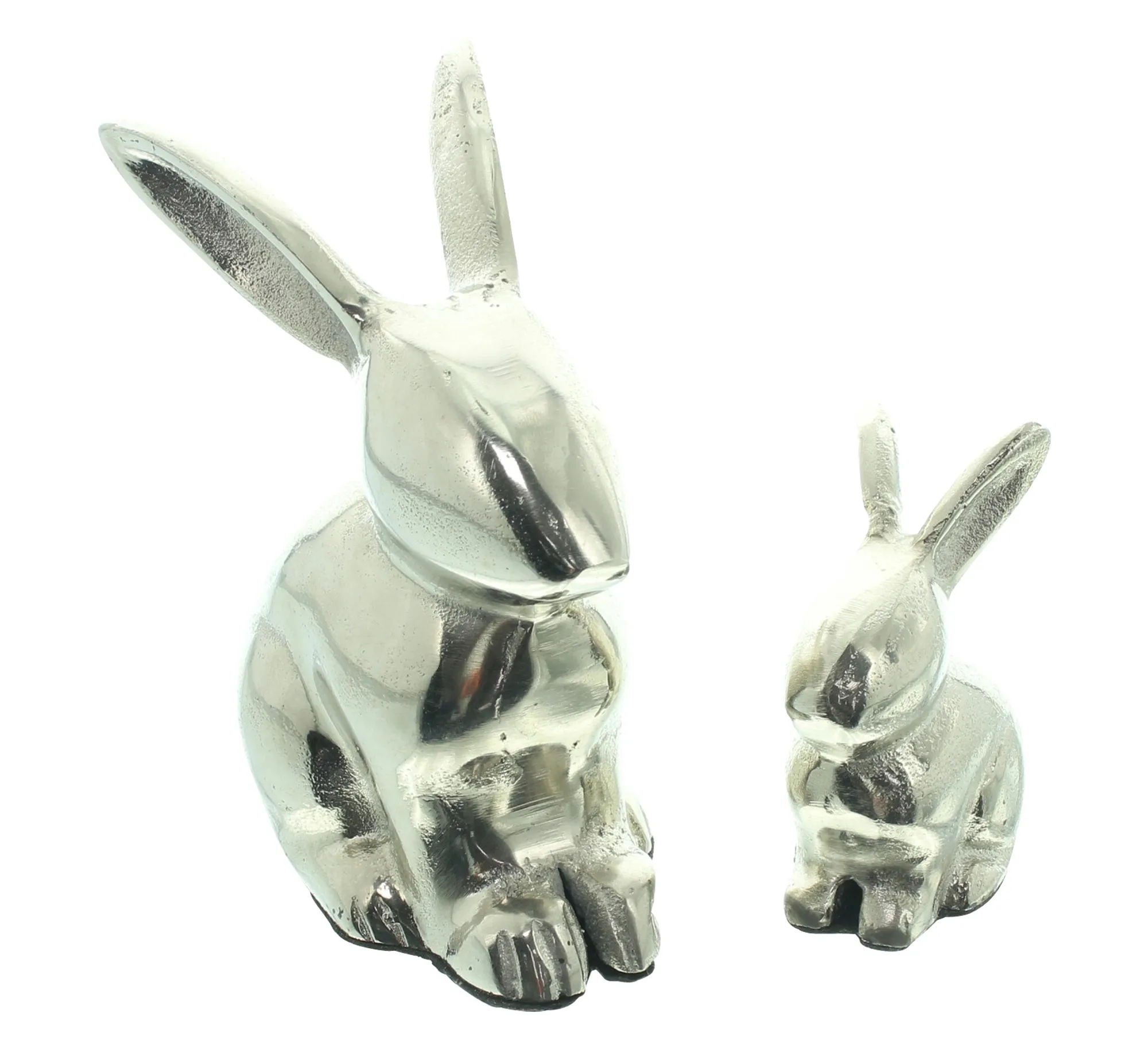 Figur "Silberhase", 2er Set  im Frank Flechtwaren Online Shop für Hasen &amp; Co kaufen