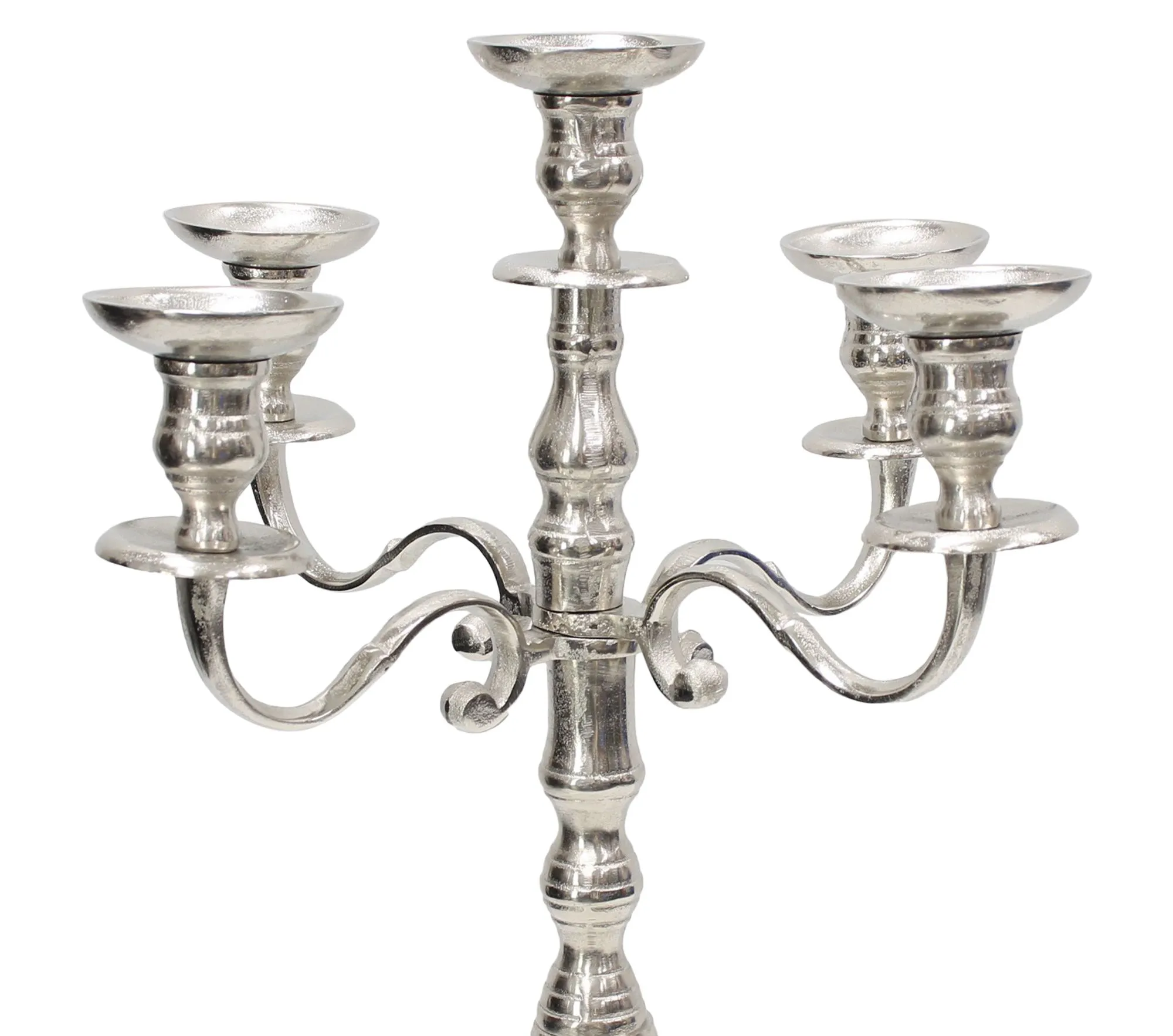 Kerzenleuchter "Argentum"  im Frank Flechtwaren Online Shop für Metallic Glam kaufen