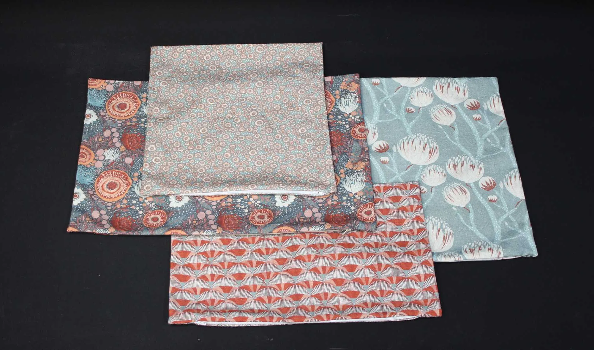 Kissenhülle "Floral", 4er Set  im Frank Flechtwaren Online Shop für Kissenhüllen kaufen