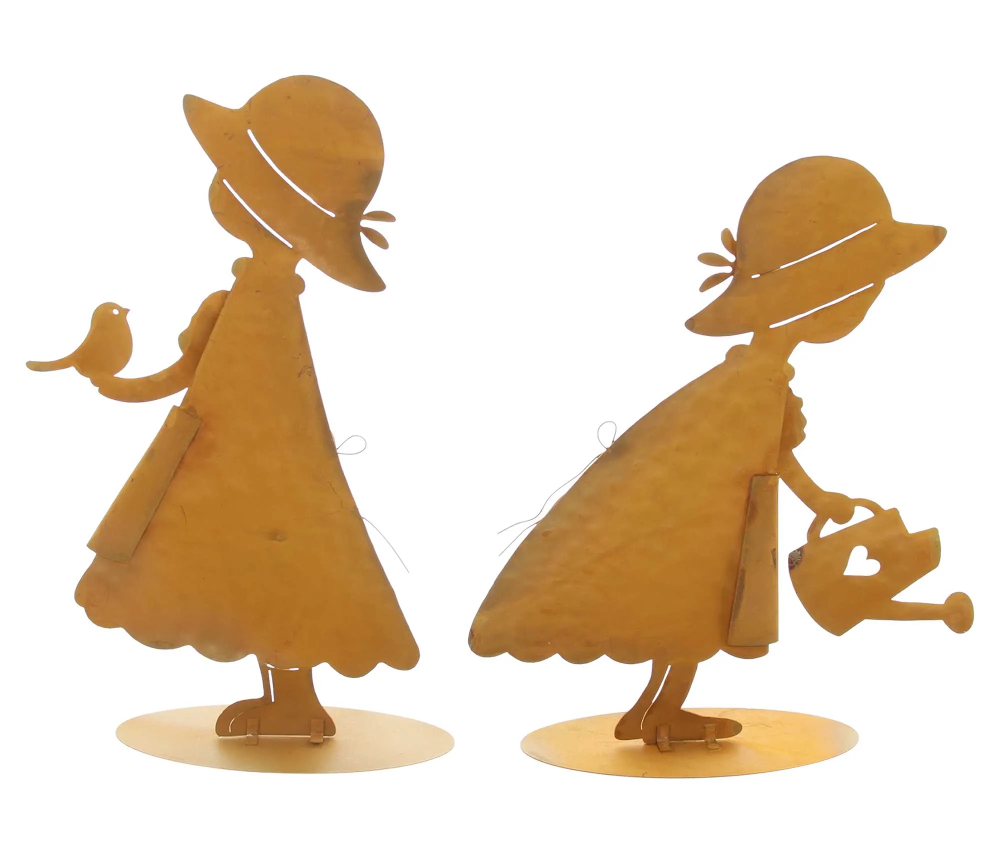 Dekofigur "Mädchen", 2er Set  im Frank Flechtwaren Online Shop für Bunter Ostergarten kaufen