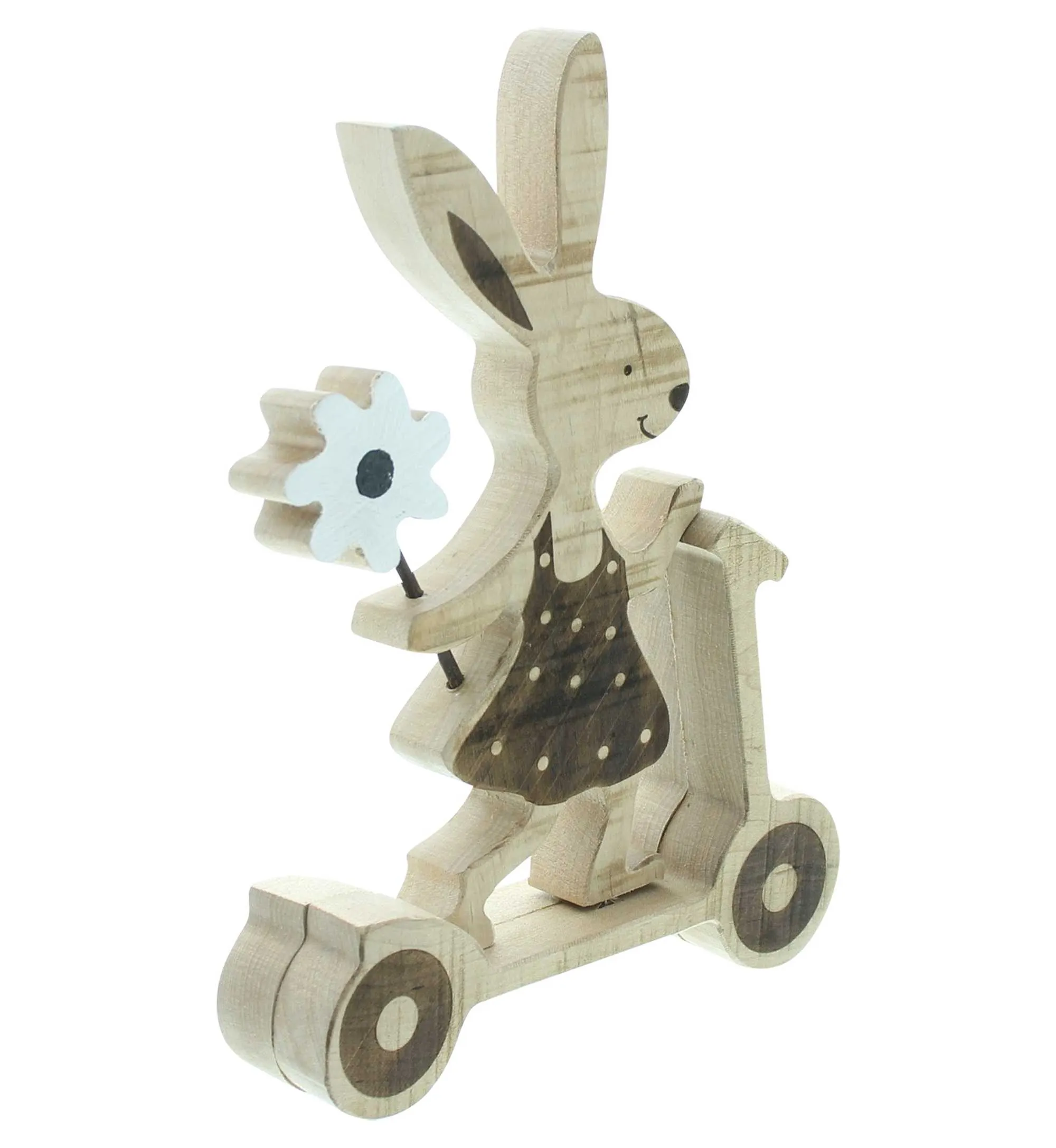 Häsin "Osterfahrt"  im Frank Flechtwaren Online Shop für Hasen &amp; Co kaufen