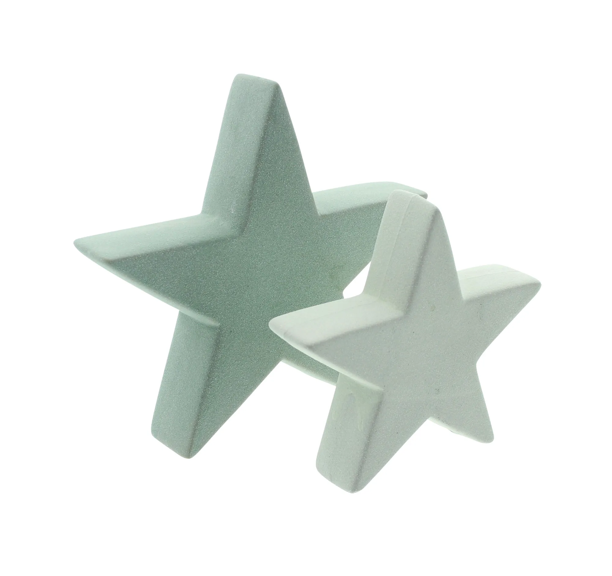 Stern "Grün", 2er Set  im Frank Flechtwaren Online Shop für Sterne kaufen