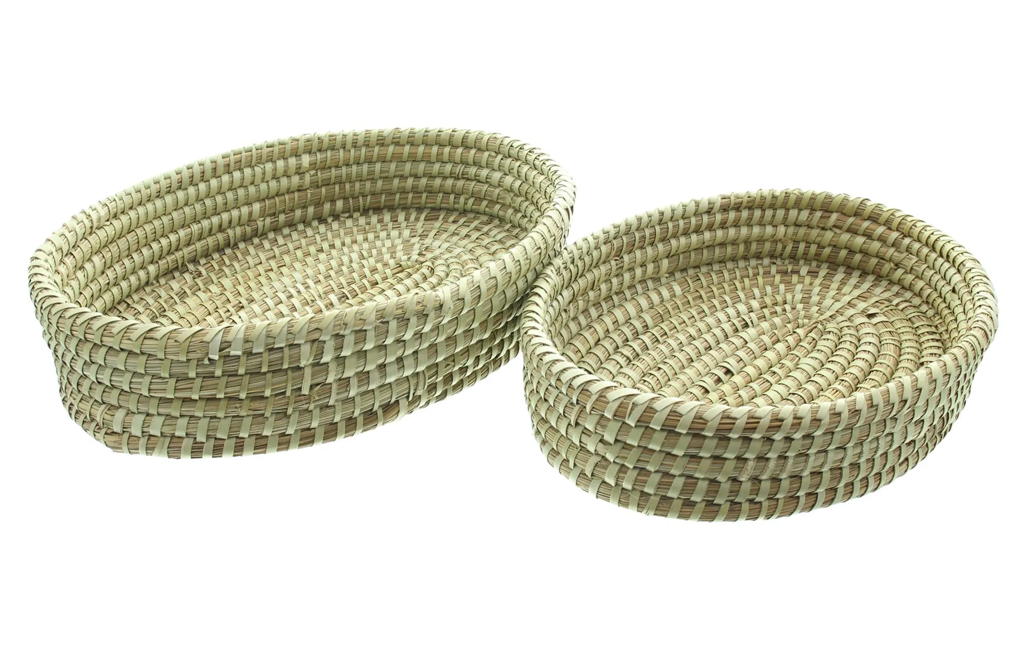 Korb-Schale "Kaisa", 2er Set  im Frank Flechtwaren Online Shop für Küche kaufen