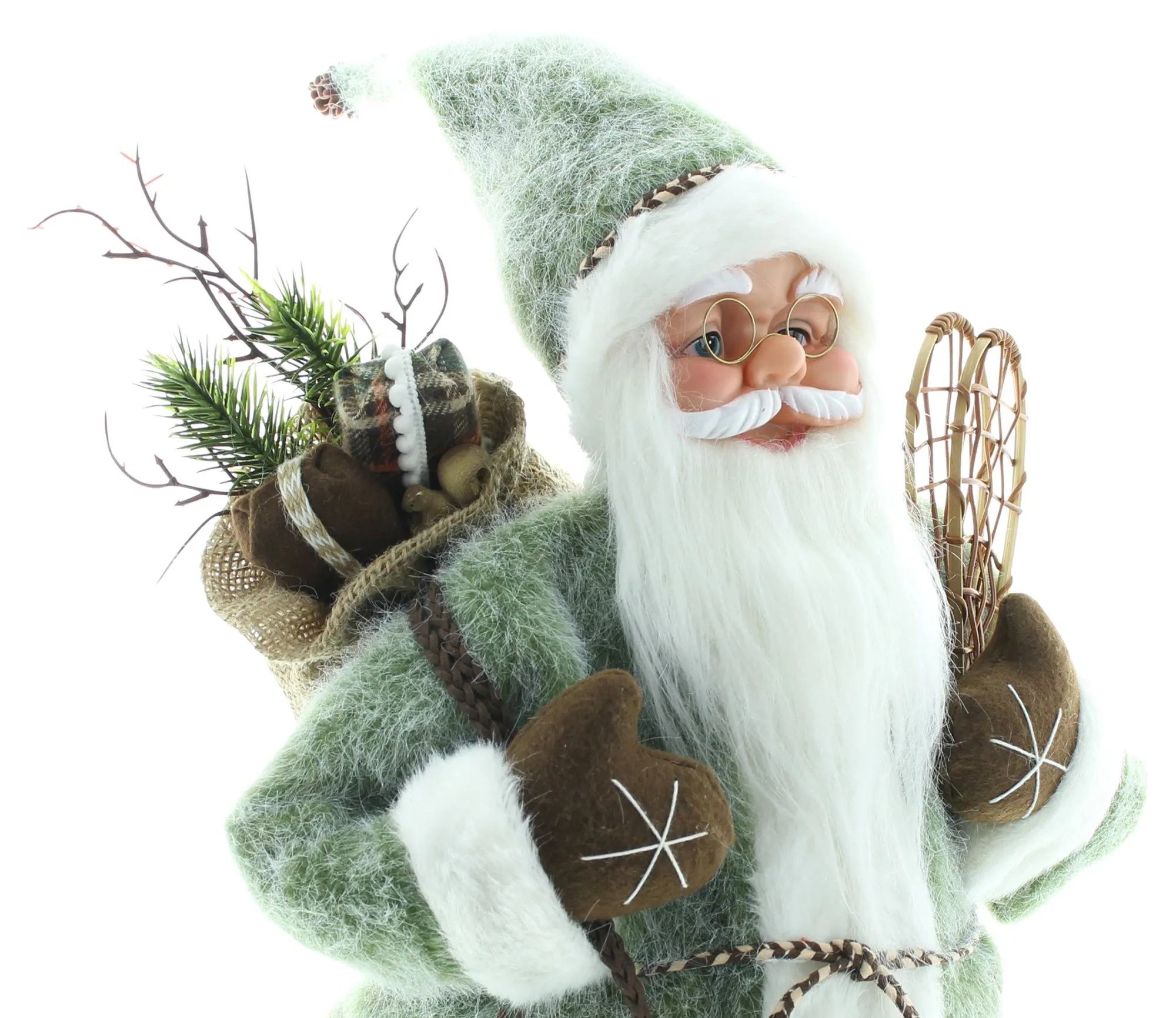 Santa "Schneeschuhe"  im Frank Flechtwaren Online Shop für Weihnachtsmänner kaufen