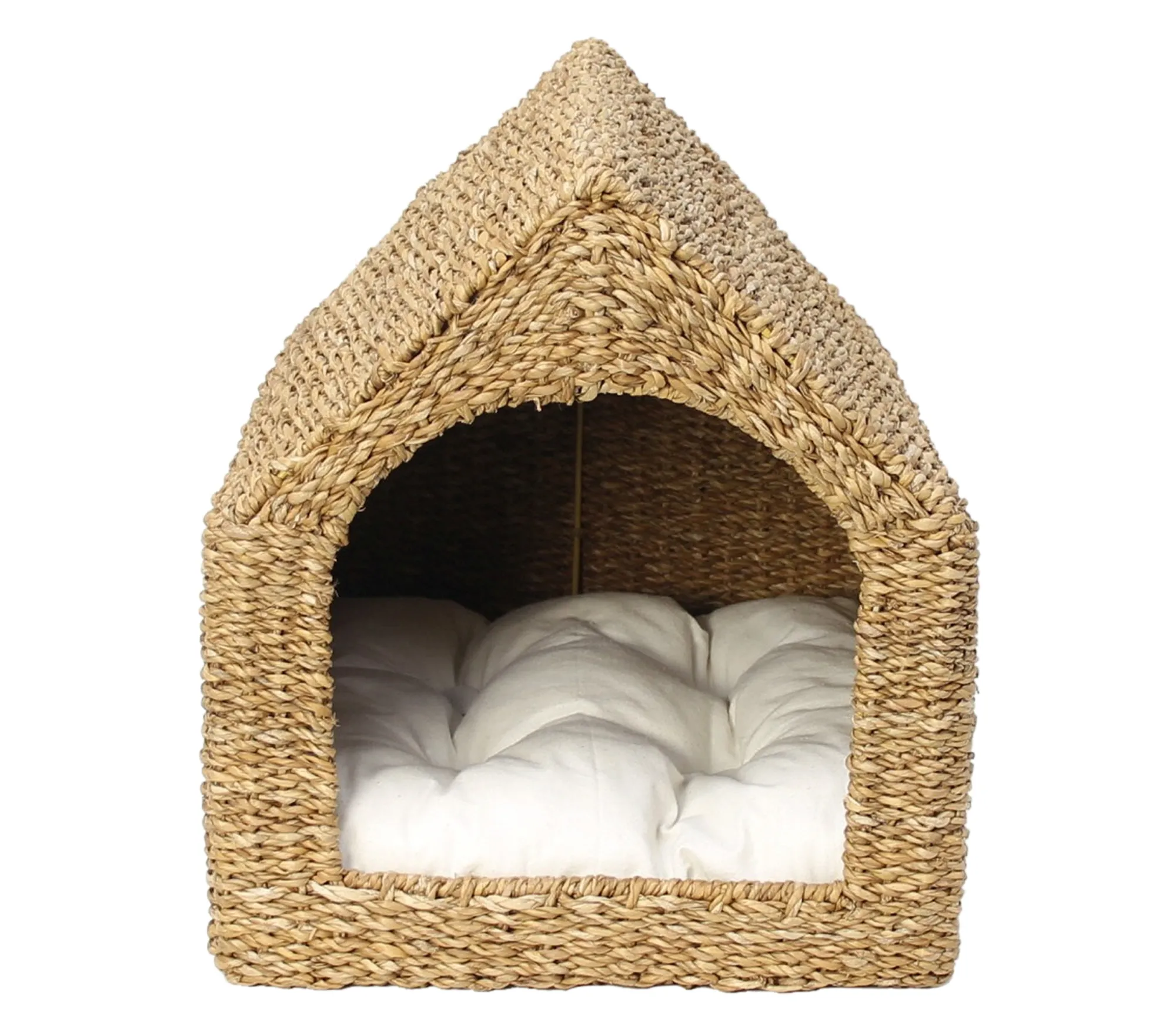 Tierhöhle "Häuschen"  im Frank Flechtwaren Online Shop für Tierkörbe &amp; Tierkissen kaufen