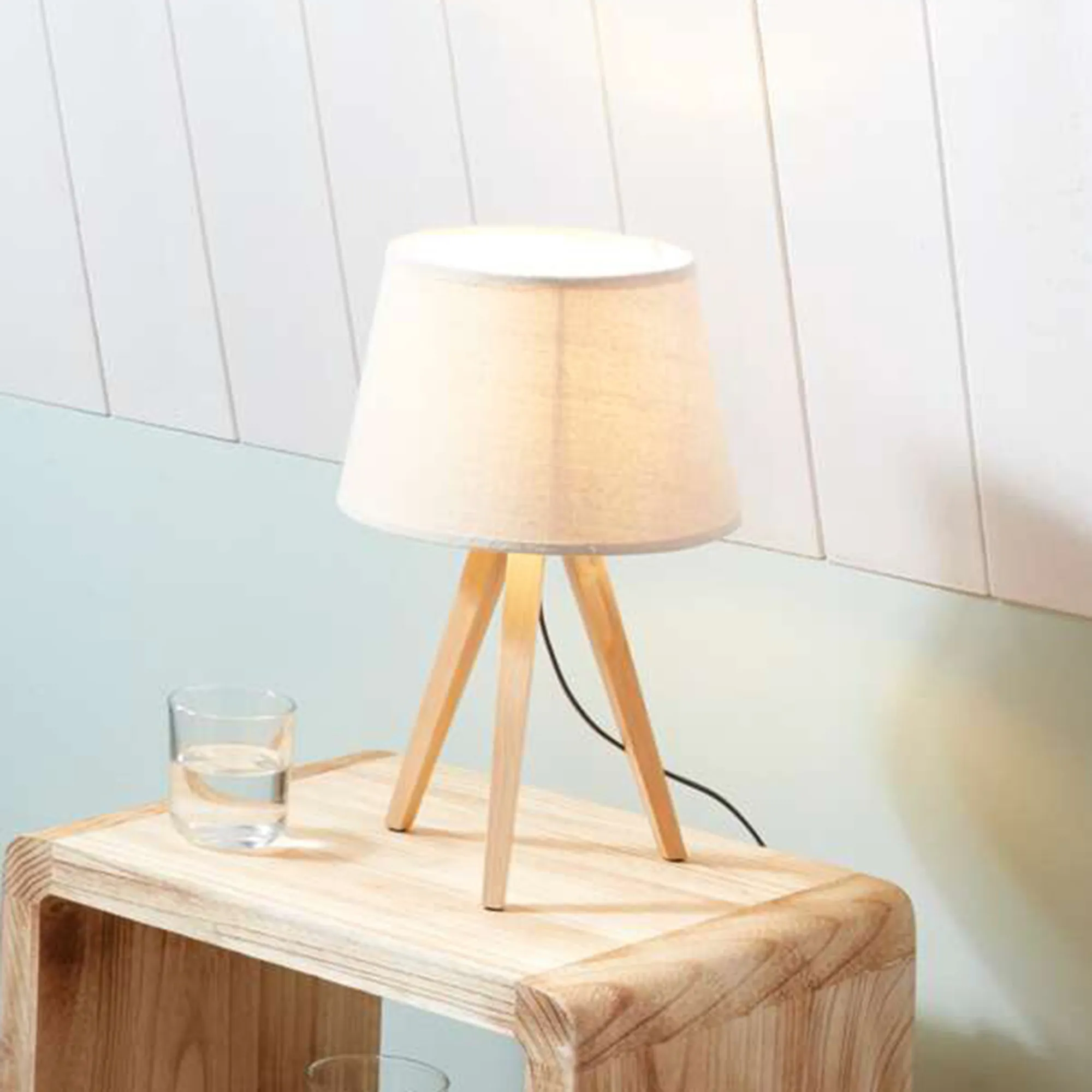 Tischlampe "Nature"  im Frank Flechtwaren Online Shop kaufen