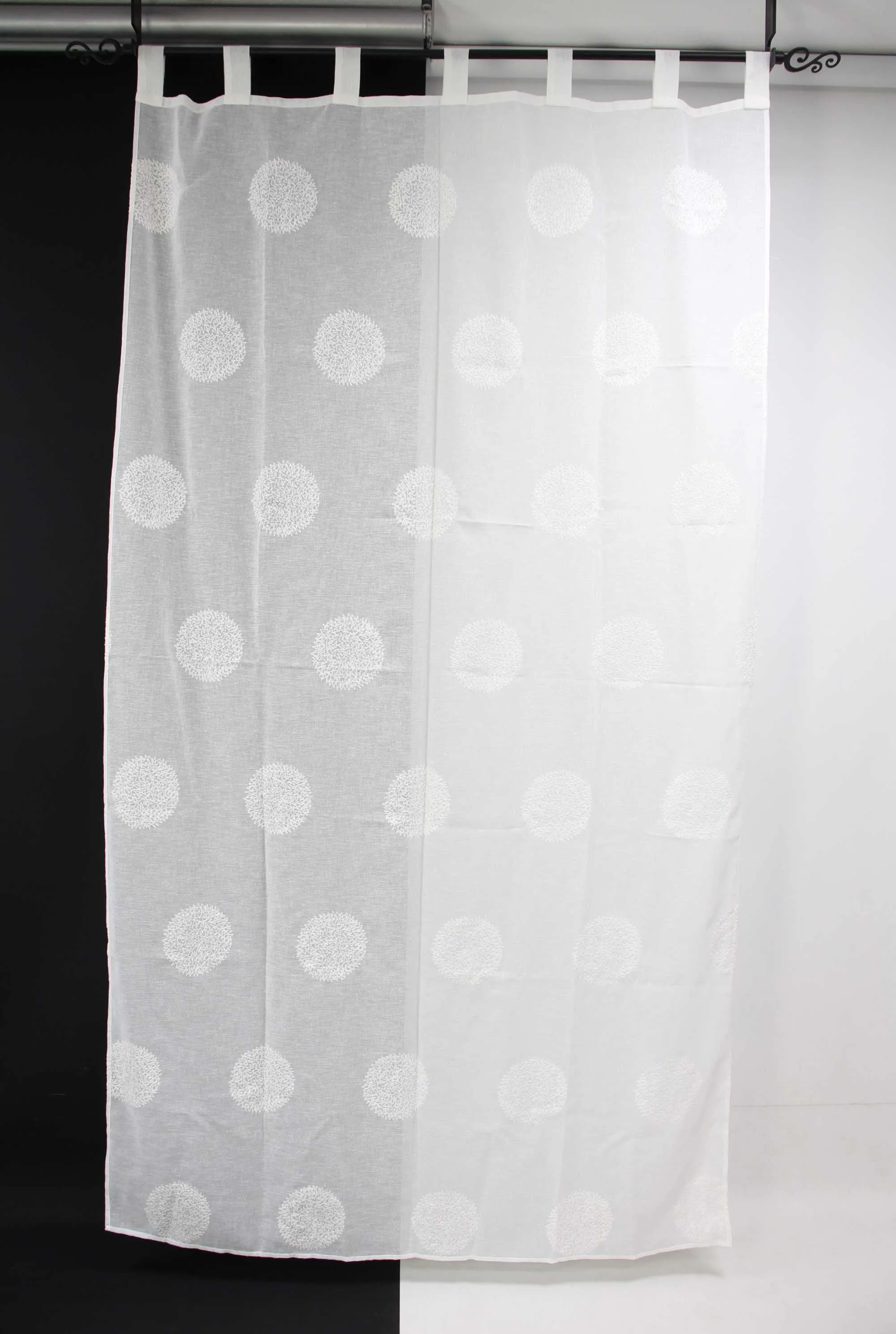 Vorhang "Modern Circles"  im Frank Flechtwaren Online Shop für Fenstervorhänge kaufen
