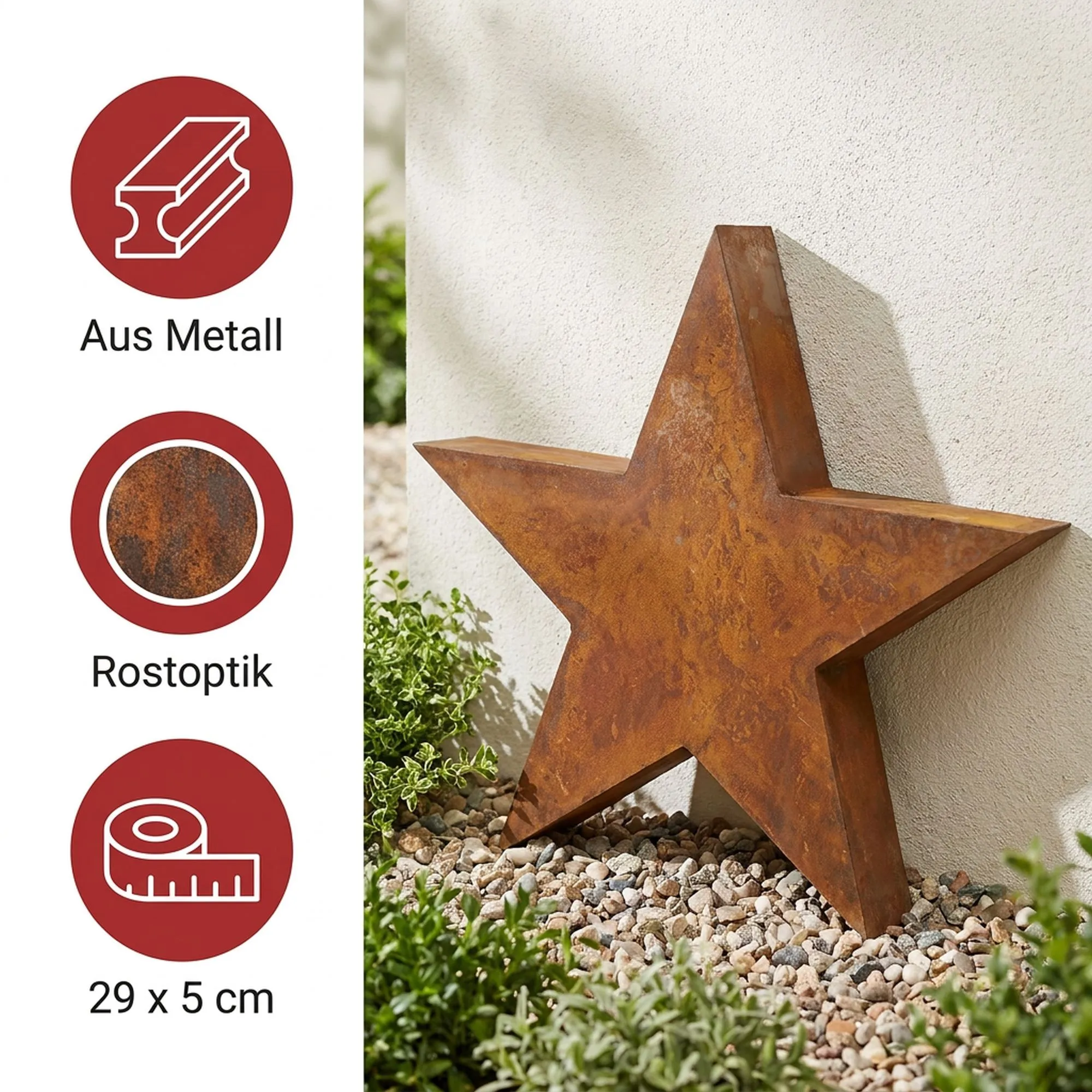 Stern "Rost"  im Frank Flechtwaren Online Shop für Sterne kaufen