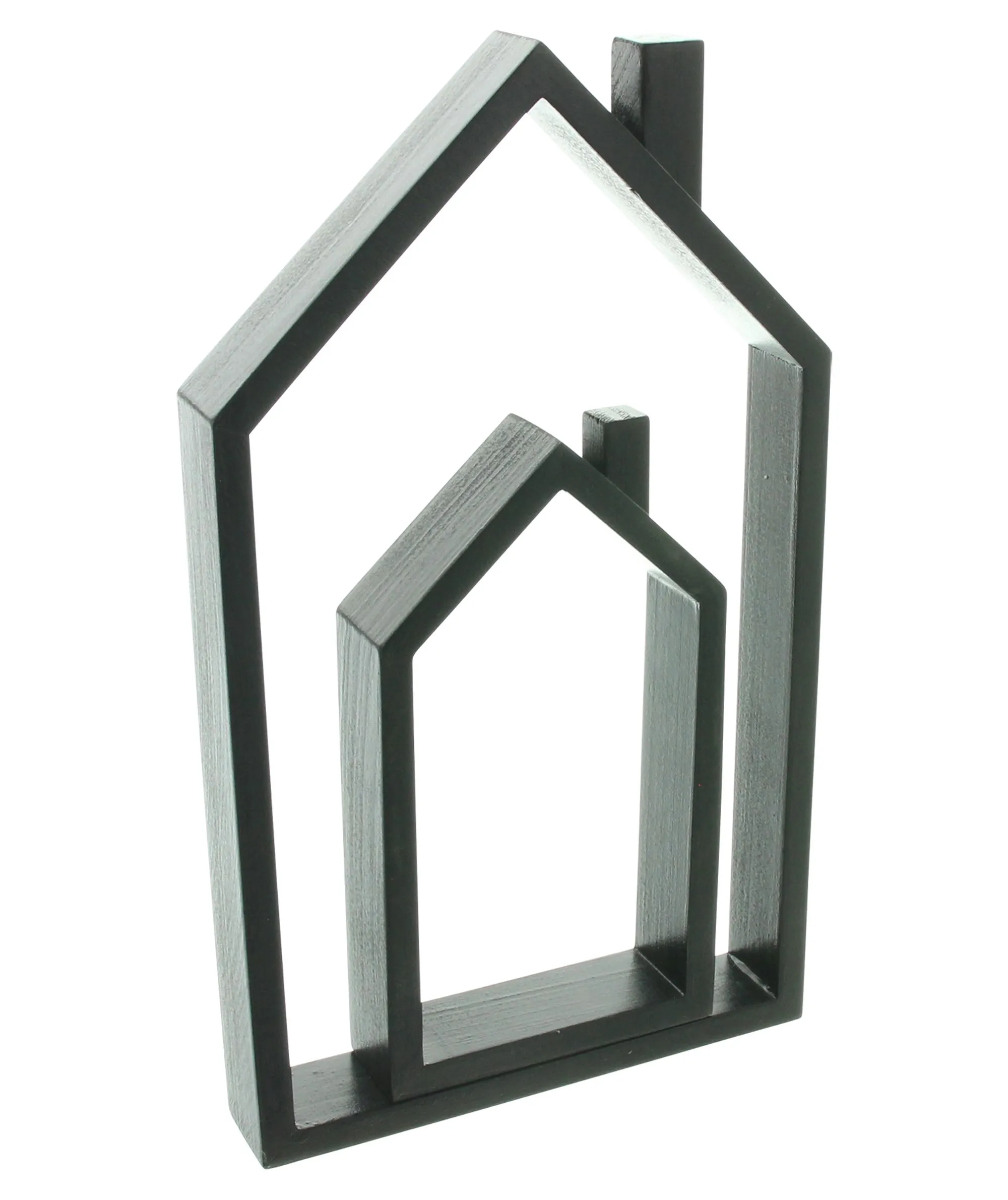 Haus "Black", 2er Set  im Frank Flechtwaren Online Shop für Aus dem Häuschen kaufen