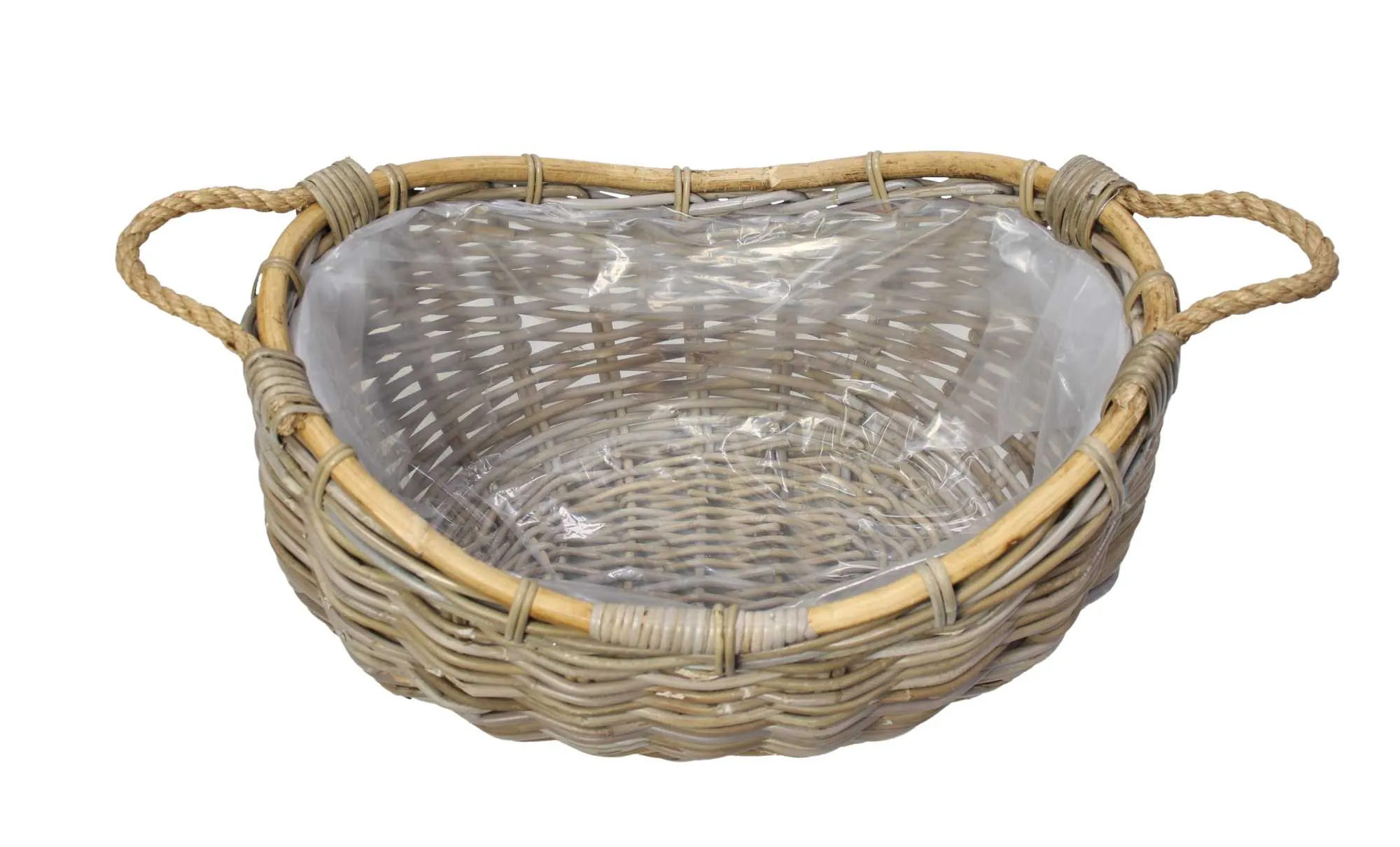 Pflanzschiff "Rattan"  im Frank Flechtwaren Online Shop für Rattanpflanzkörbe kaufen
