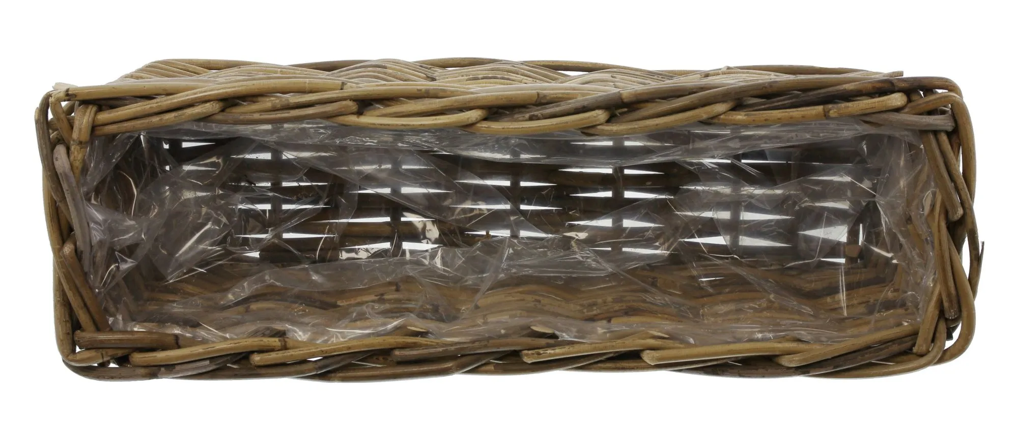 Pflanzkasten "Rattan", klein  im Frank Flechtwaren Online Shop für Pflanzkörbe kaufen