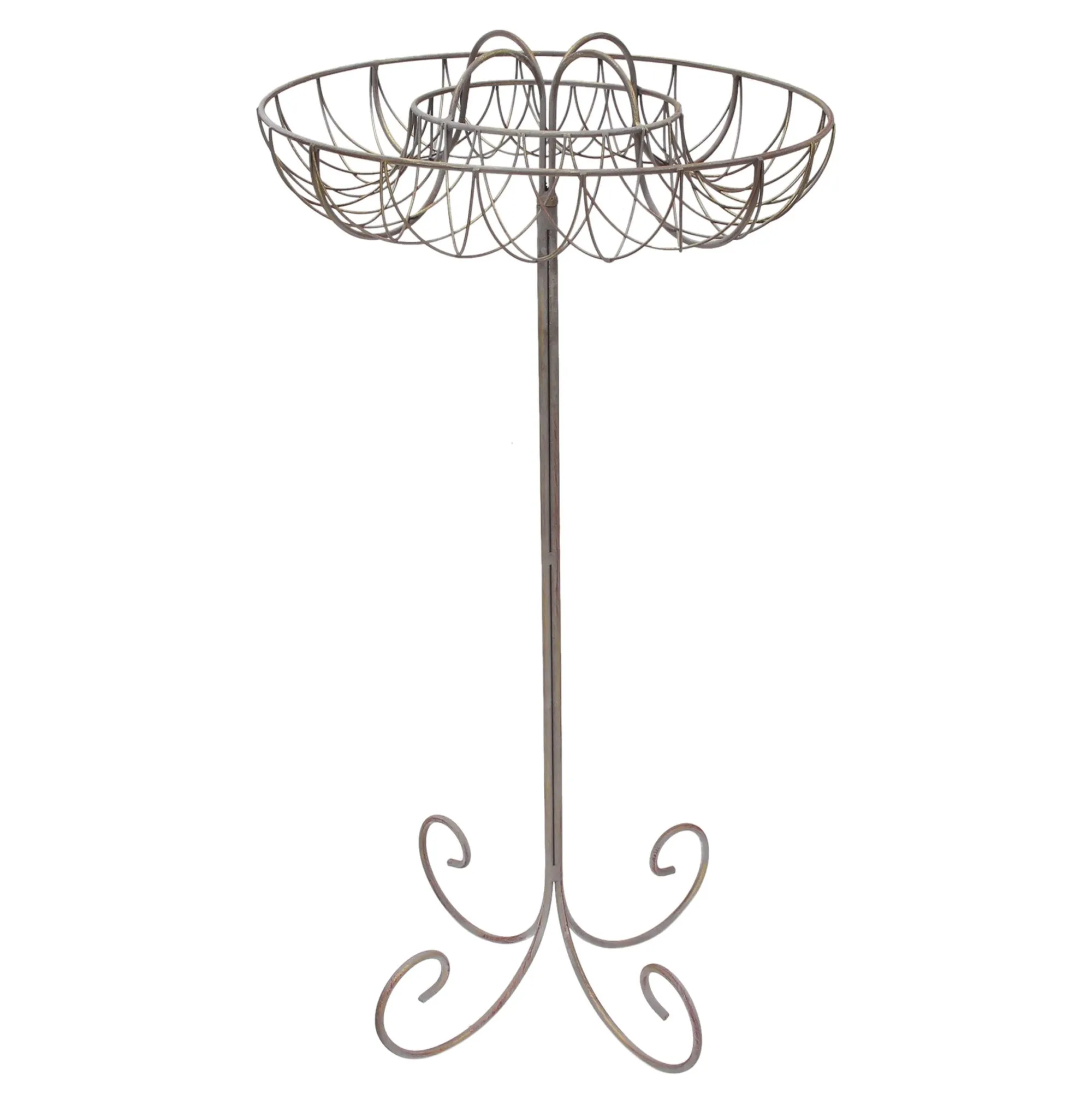 Kranzständer "Shabby-Chic"  im Frank Flechtwaren Online Shop für Vintage-Flair im Weihnachtsgarten kaufen
