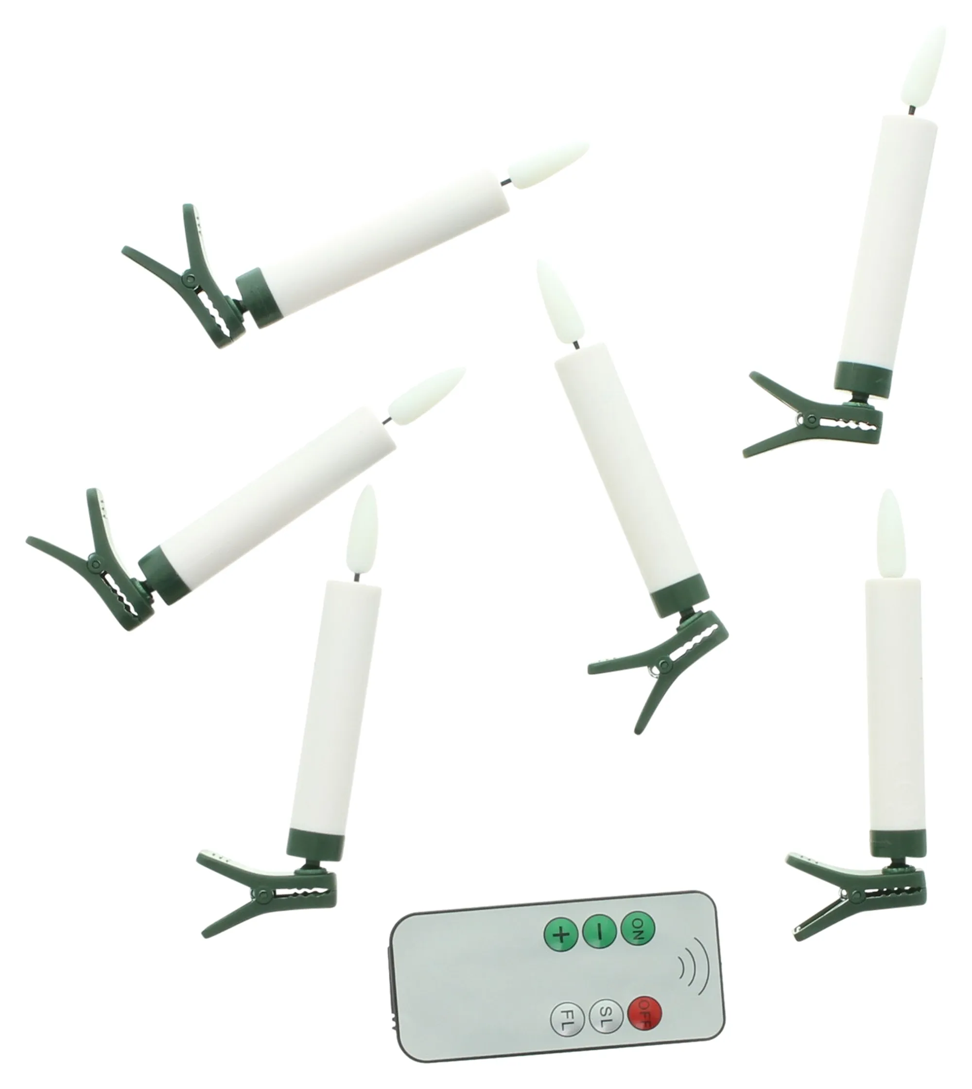LED-Kerze "Christbaum", 7tlg.  im Frank Flechtwaren Online Shop für Christbaumbeleuchtung kaufen