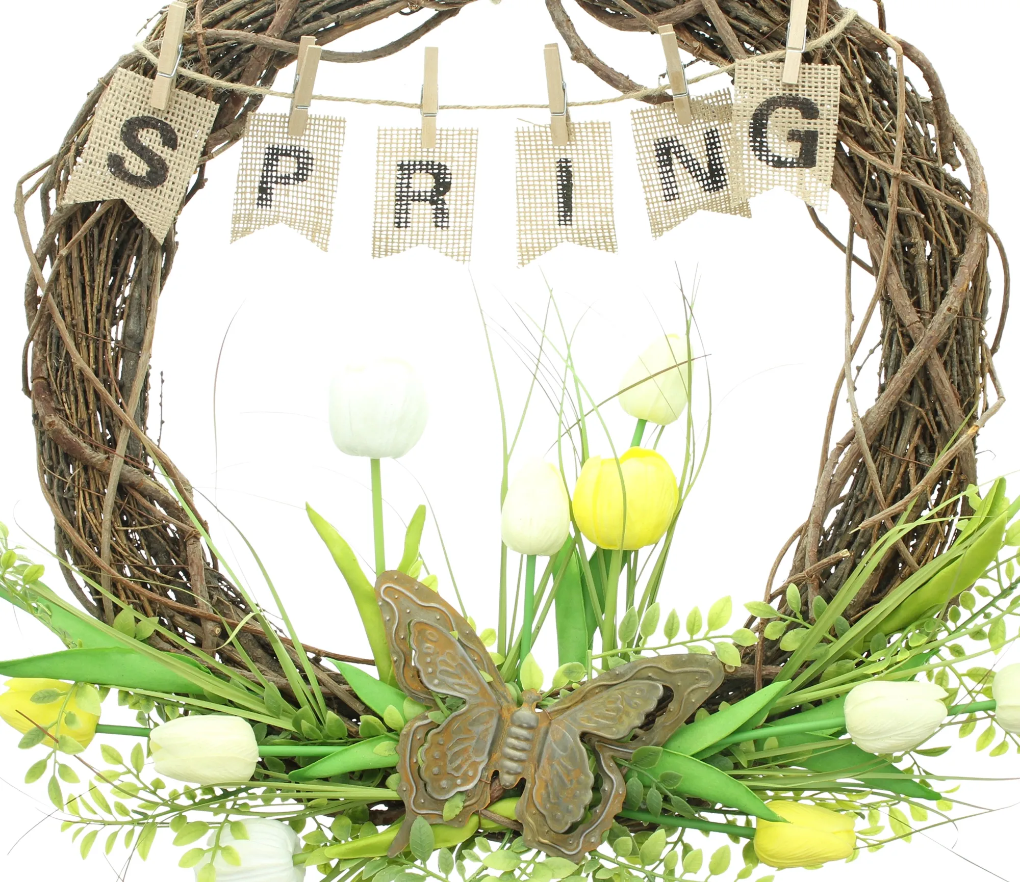 Kranz "Spring"  im Frank Flechtwaren Online Shop für Landhaus-Flair kaufen