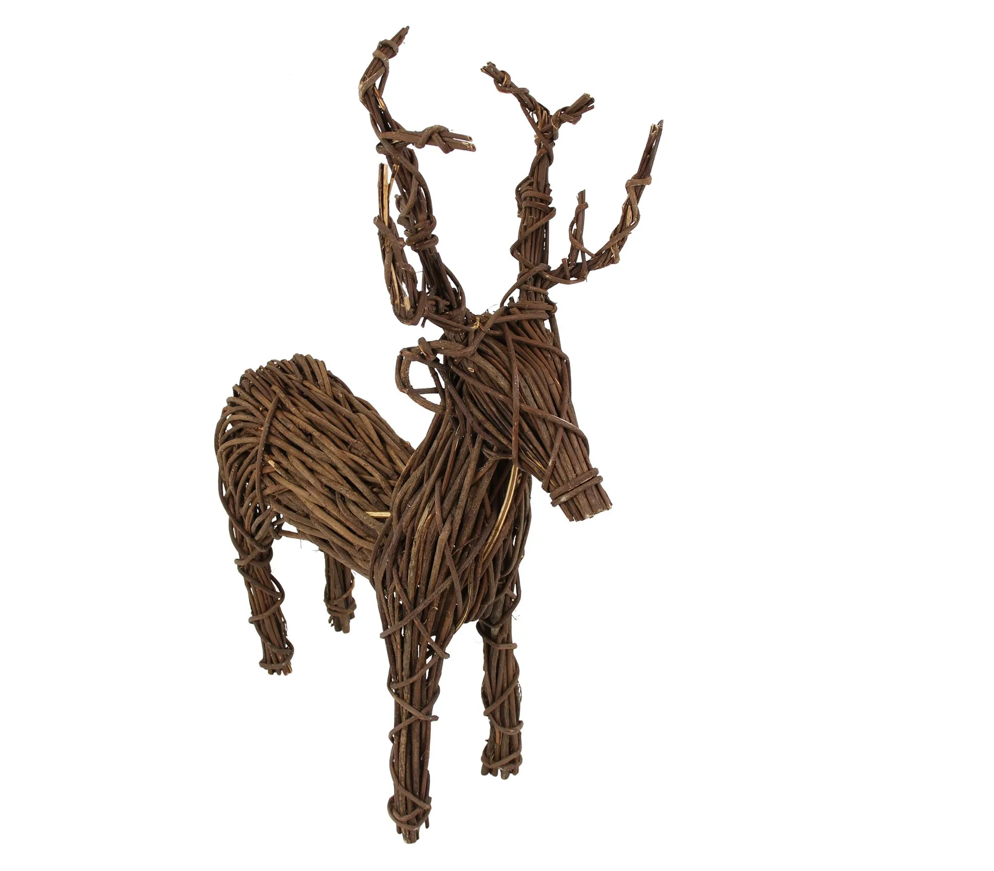 Figur "Rentier"  im Frank Flechtwaren Online Shop für Weihnachtliche Dekofiguren kaufen