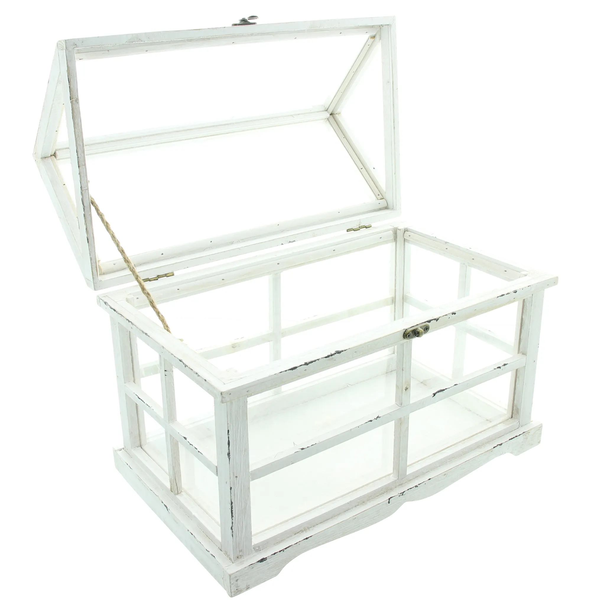 Gewächshaus "Shabby"  im Frank Flechtwaren Online Shop für Aus dem Häuschen kaufen