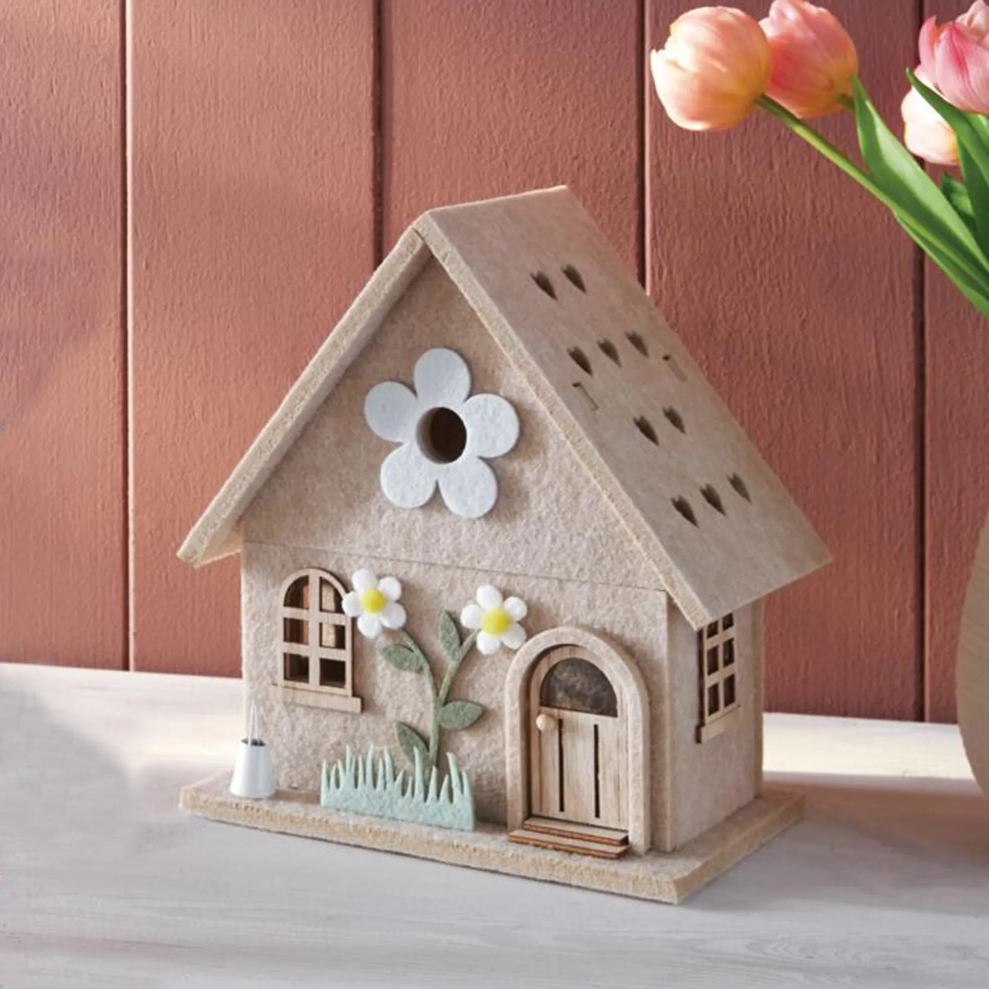Filzhaus "Frühlingszeit"  im Frank Flechtwaren Online Shop kaufen