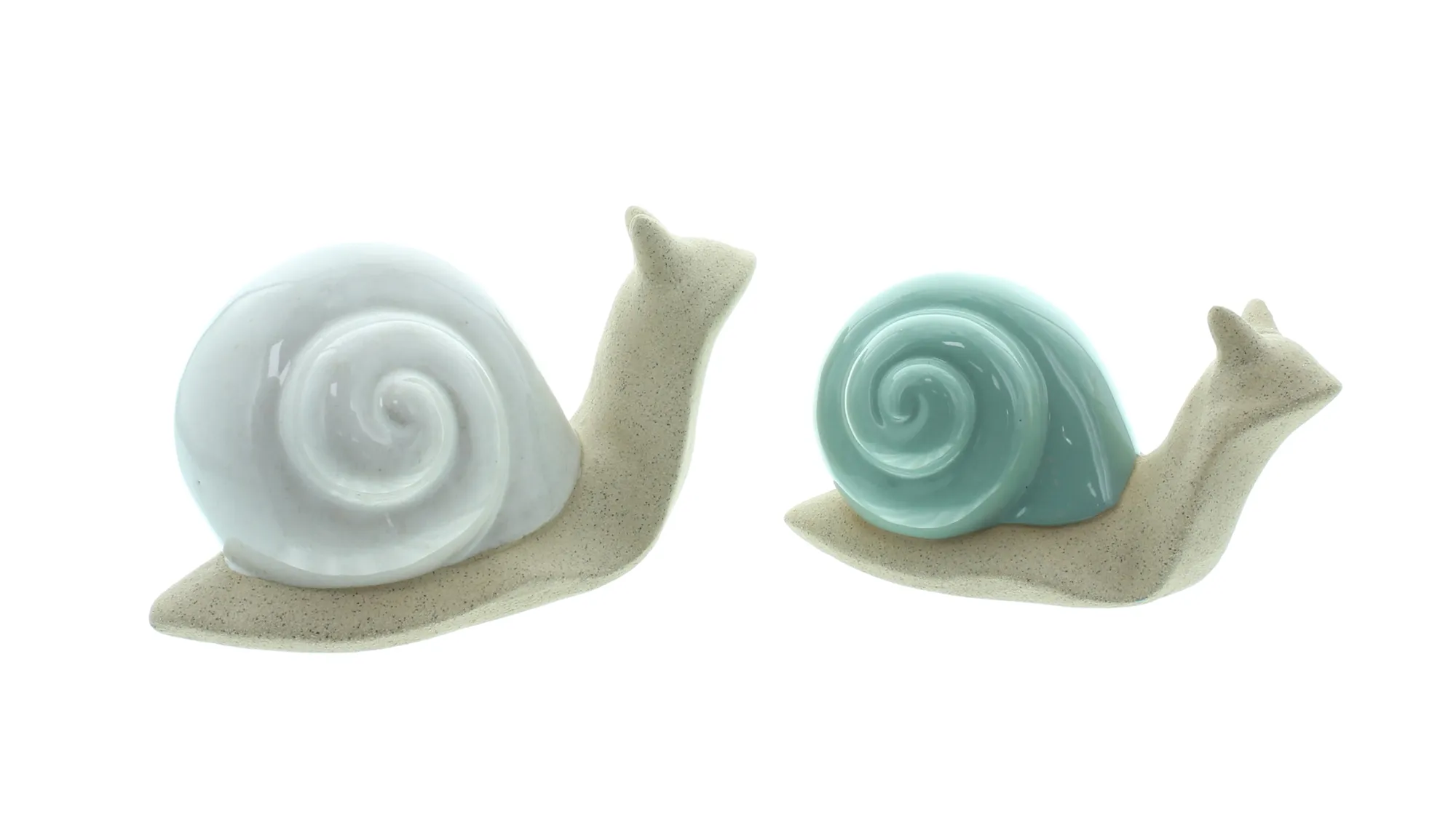 Dekofigur "Schneckenrennen", 2er Set  im Frank Flechtwaren Online Shop kaufen