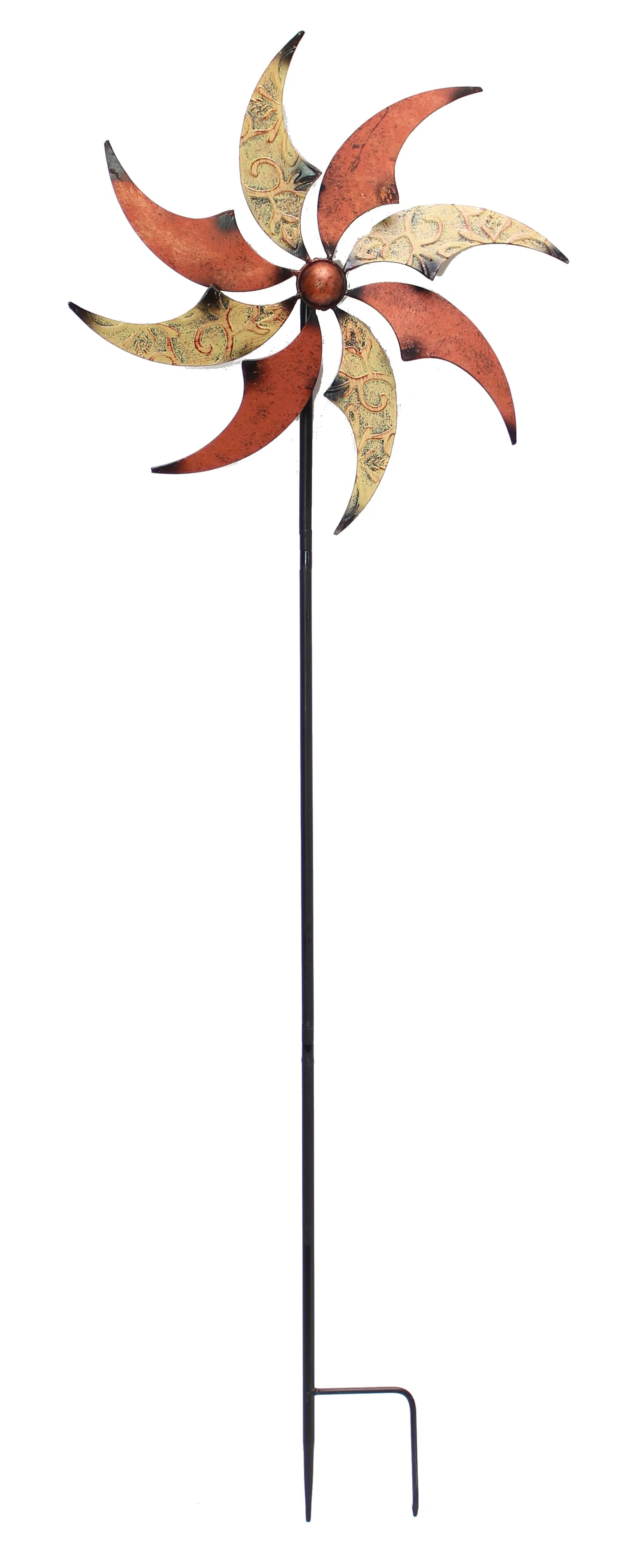 Windrad "Schimmer"  im Frank Flechtwaren Online Shop für Gartenstecker kaufen