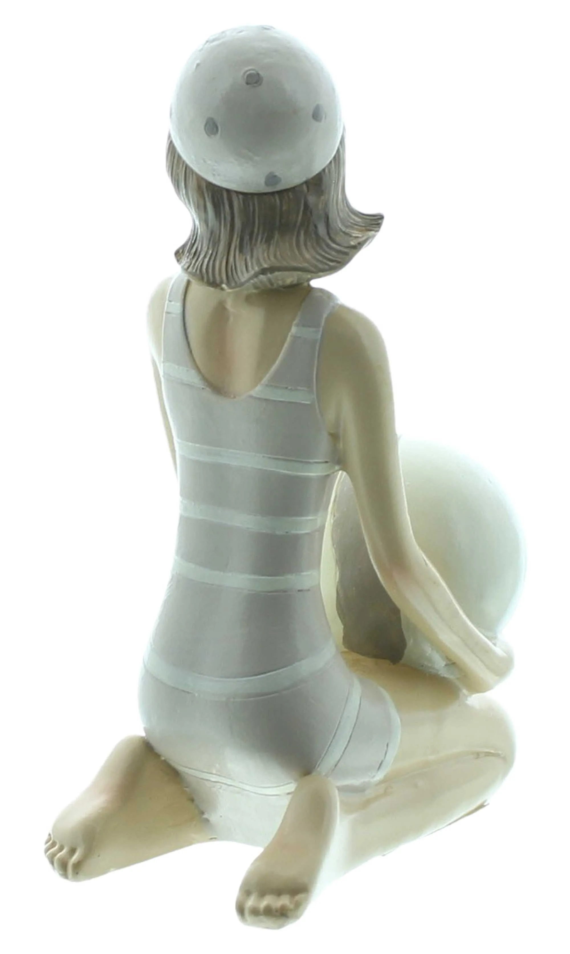 Figur "Stranddame"  im Frank Flechtwaren Online Shop für Dekofiguren kaufen