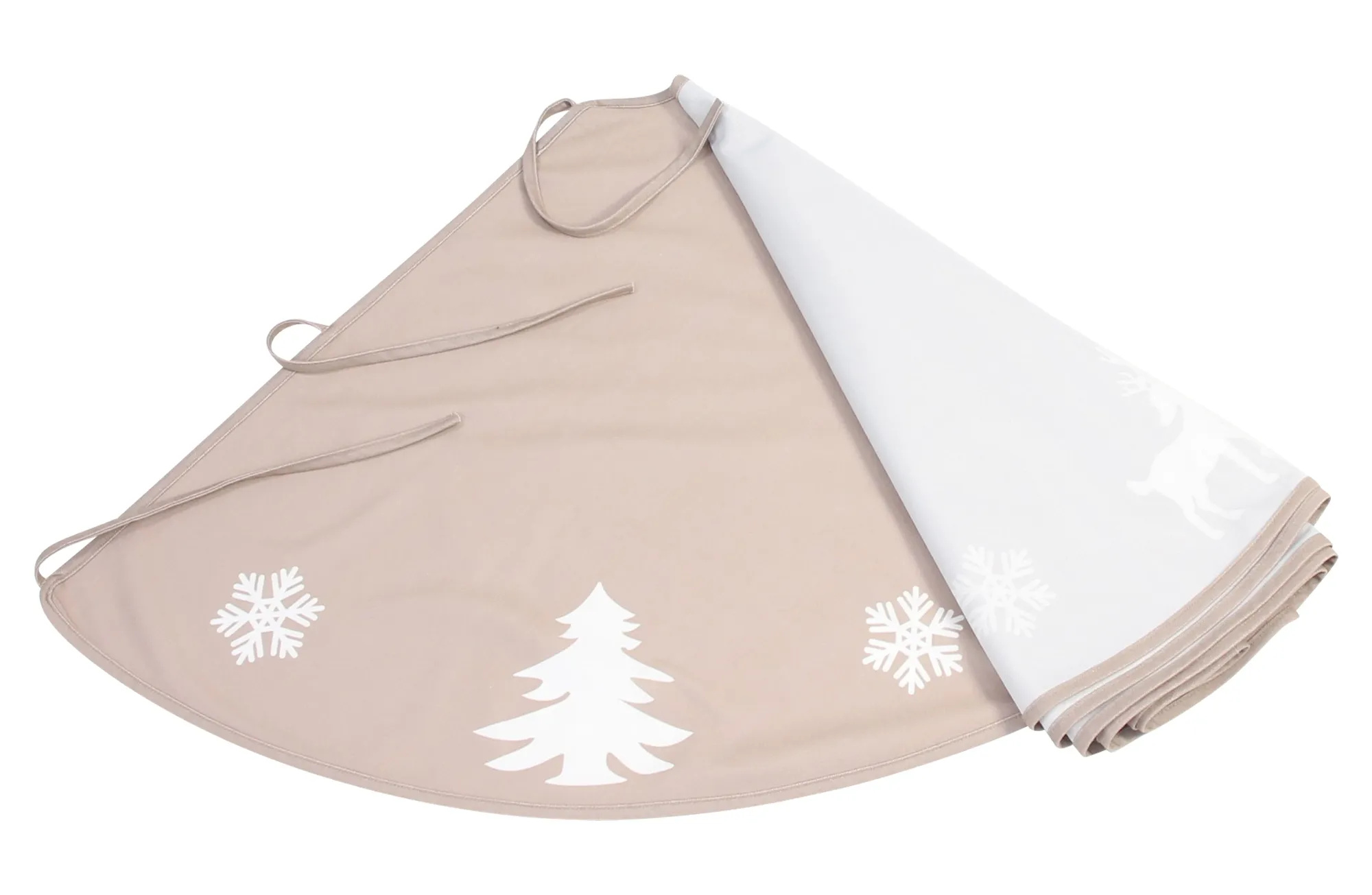 Christbaumdecke "Winterwald"  im Frank Flechtwaren Online Shop für Christbaumdecken kaufen