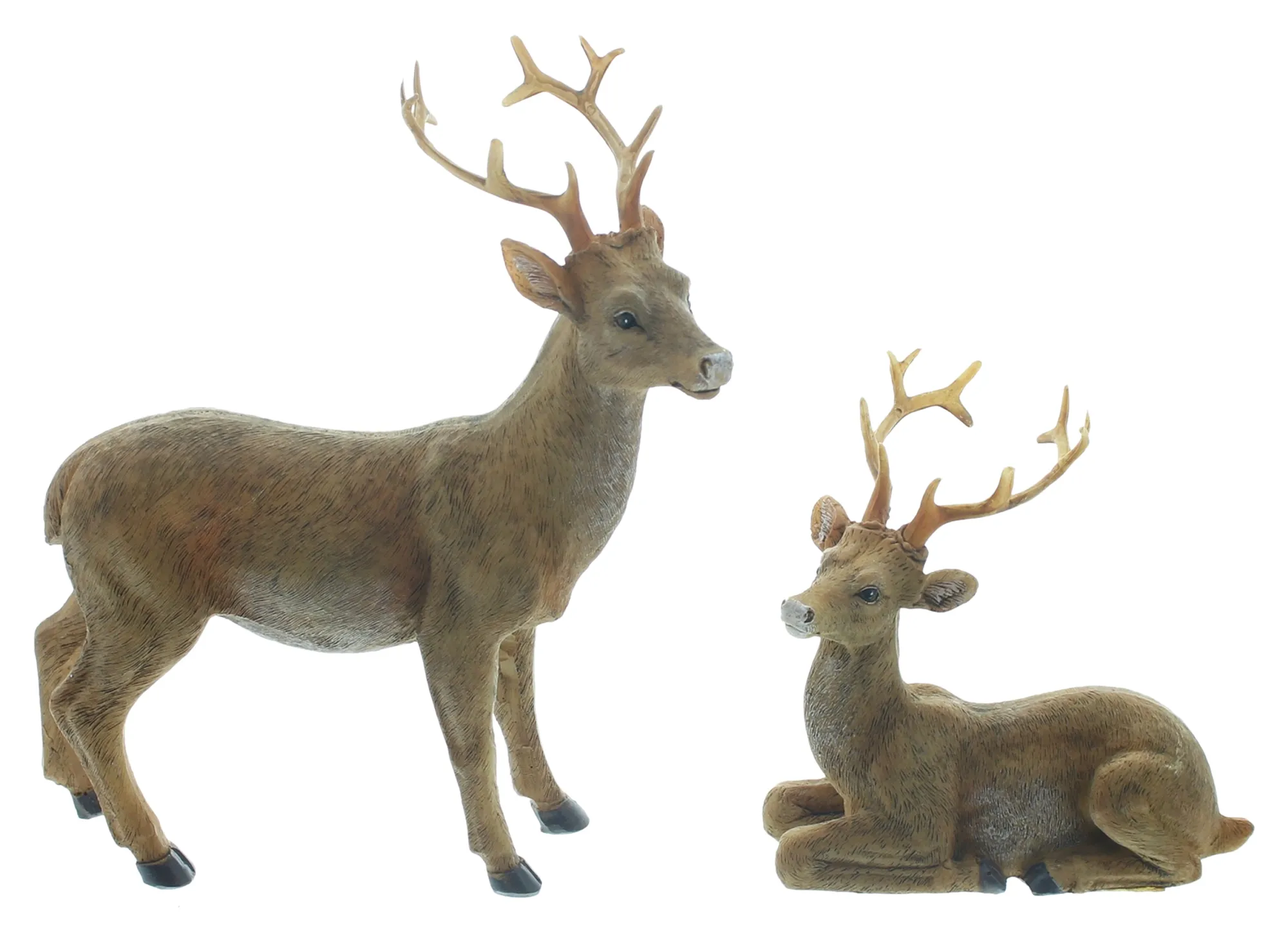 Figur "Hirschpaar", 2er Set  im Frank Flechtwaren Online Shop für Trendmotiv Hirsch kaufen