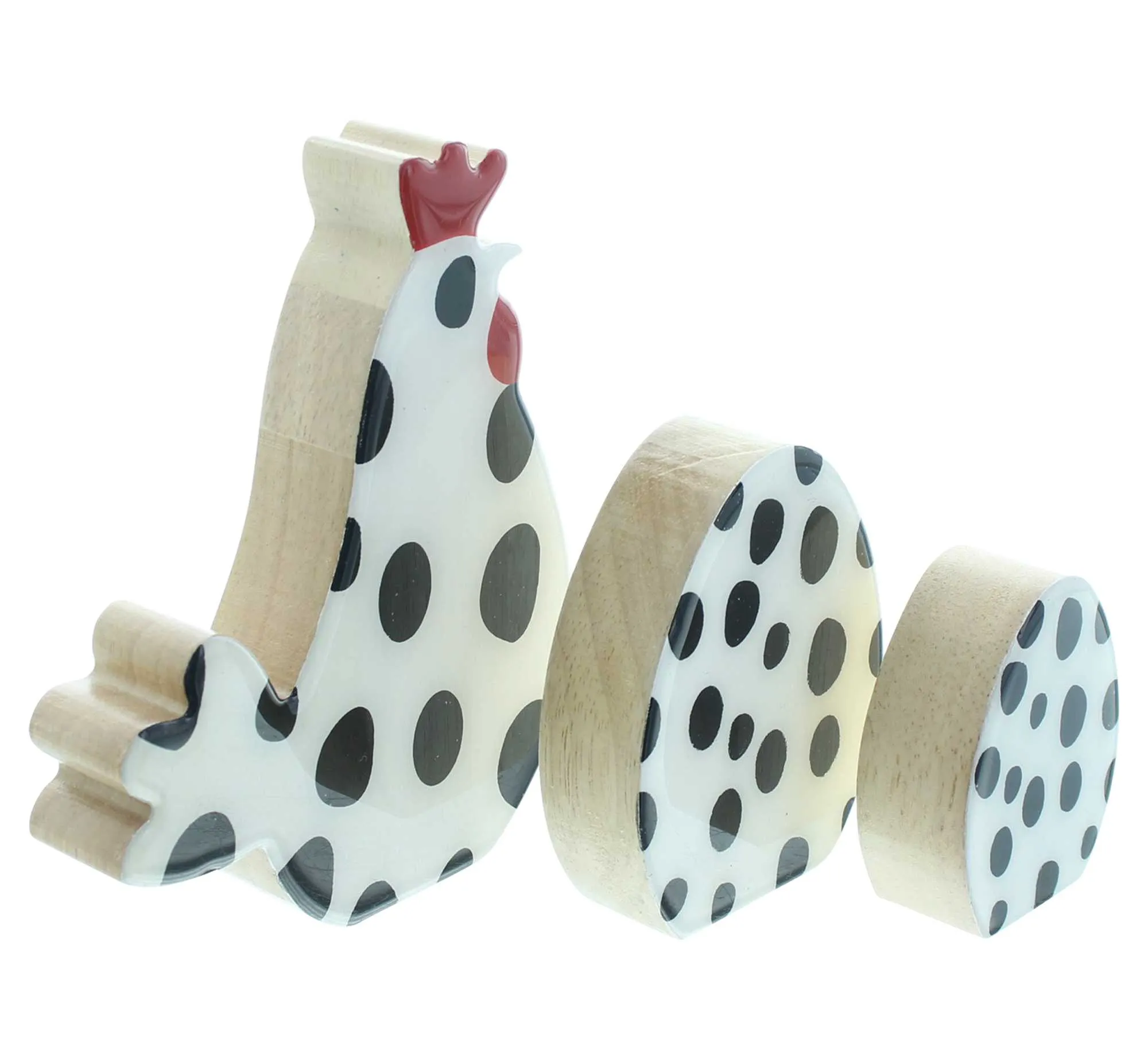 Osterdeko "Puntos", 3er Set  im Frank Flechtwaren Online Shop für Hasen &amp; Co kaufen