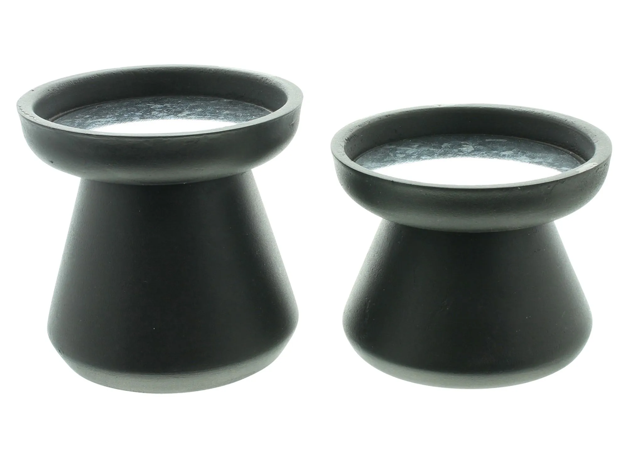 Kerzenhalter "Black", 2er Set  im Frank Flechtwaren Online Shop für Kerzenhalter kaufen