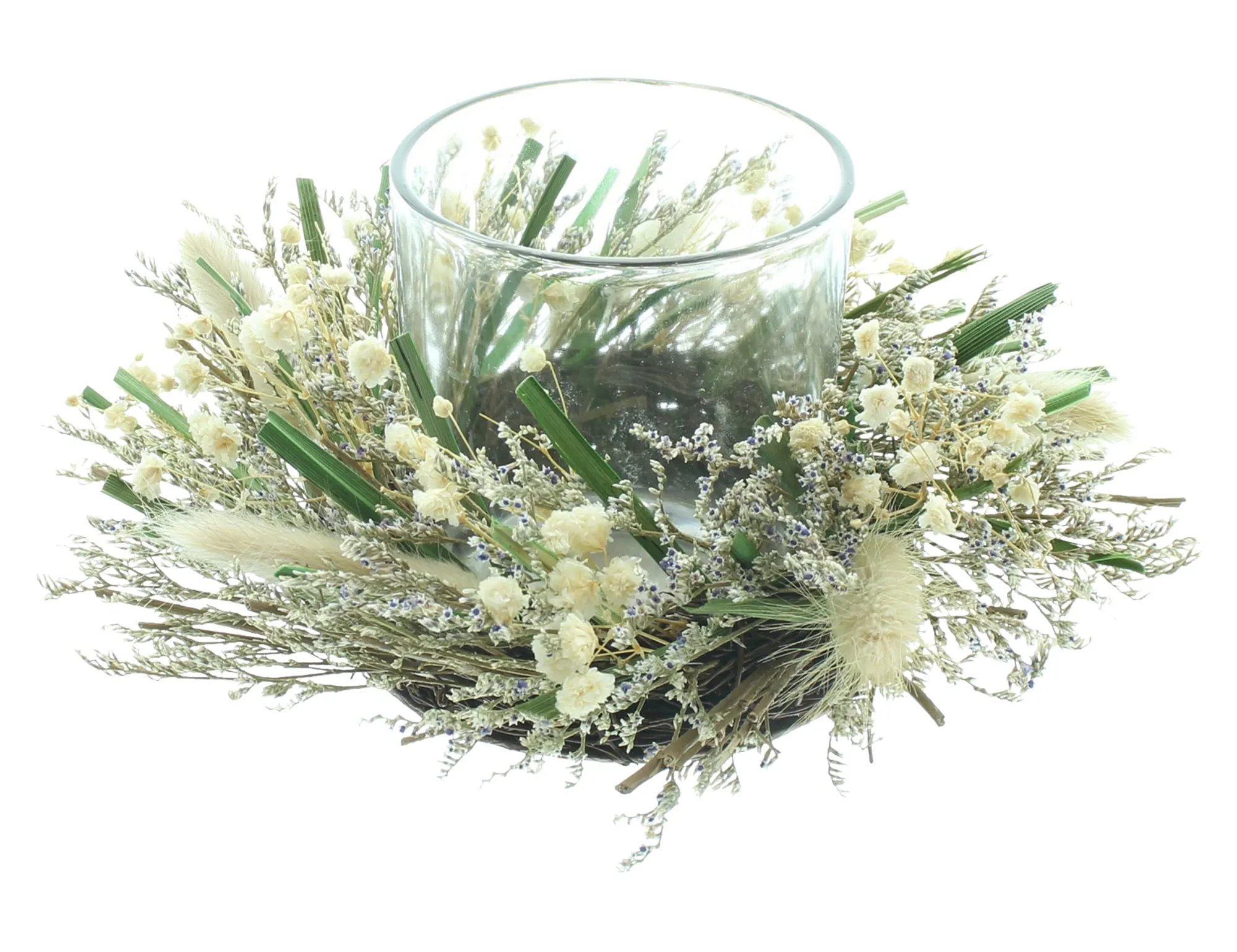 Windlicht "Flower Whispers"  im Frank Flechtwaren Online Shop für Landhaus-Flair kaufen