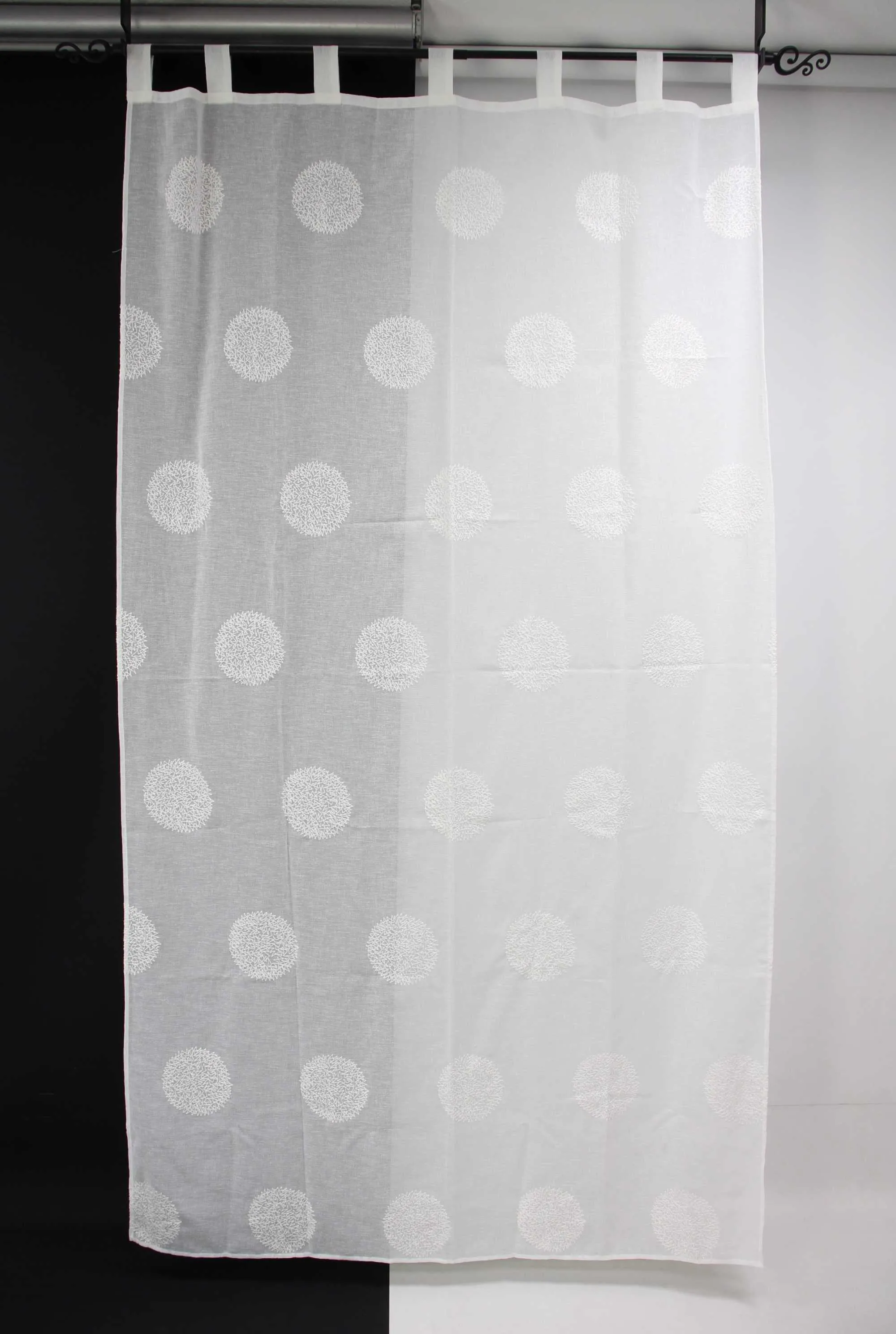 Vorhang "Modern Circles"  im Frank Flechtwaren Online Shop für Fenstervorhänge kaufen