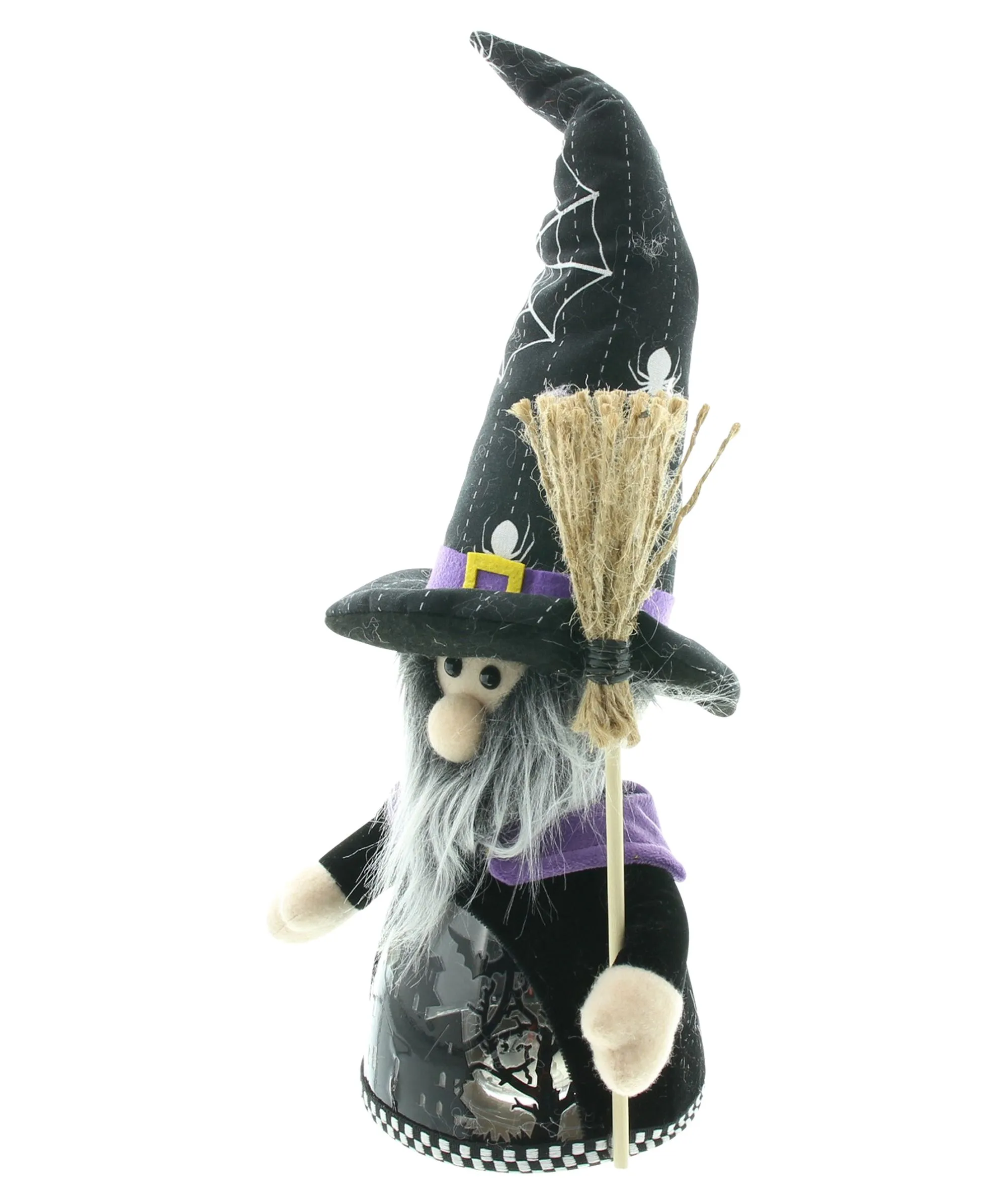 LED-Figur "Graubart"  im Frank Flechtwaren Online Shop für Herbstliche Dekofiguren kaufen