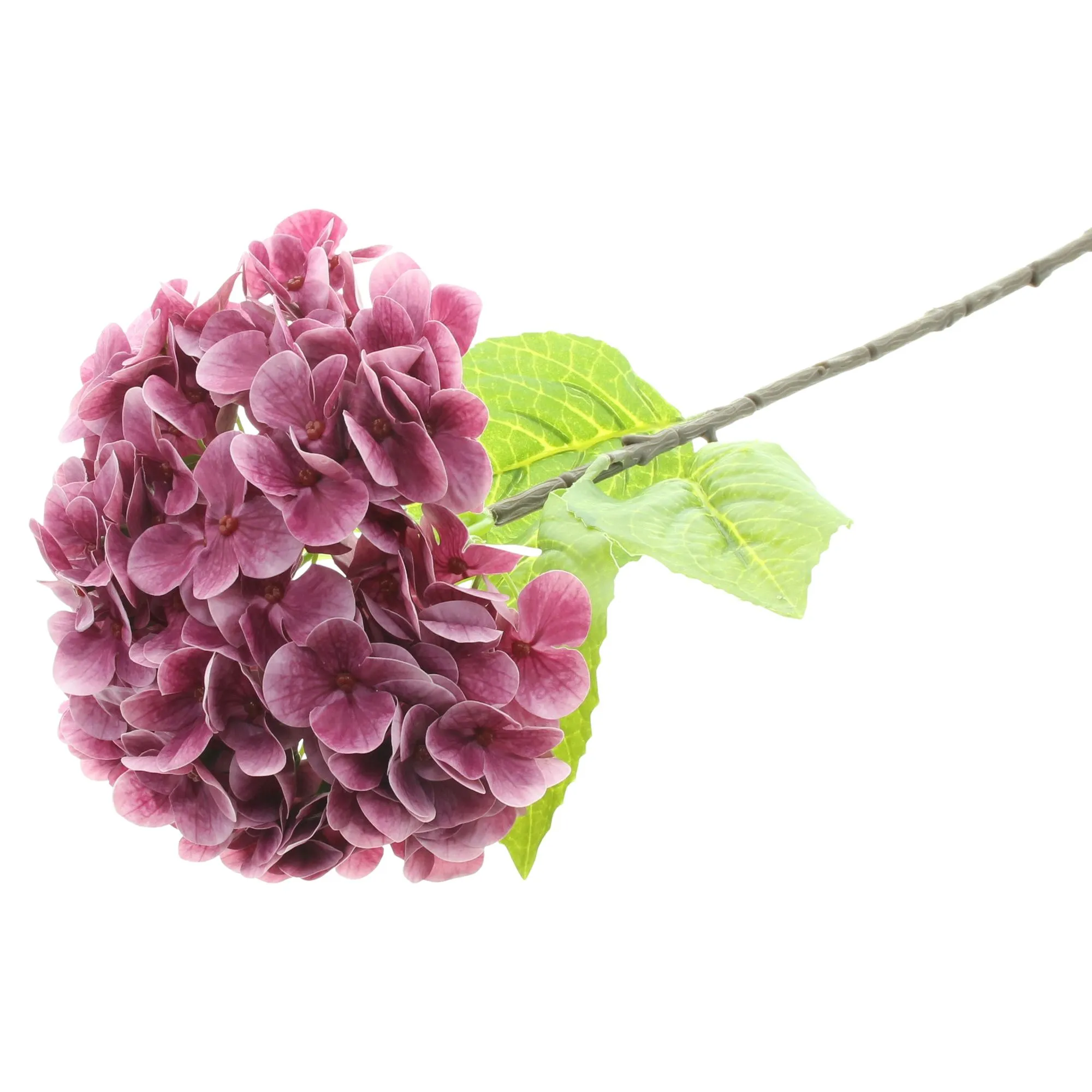 Kunstblume "Rosa Hortensie"  im Frank Flechtwaren Online Shop für Kunstpflanzen kaufen